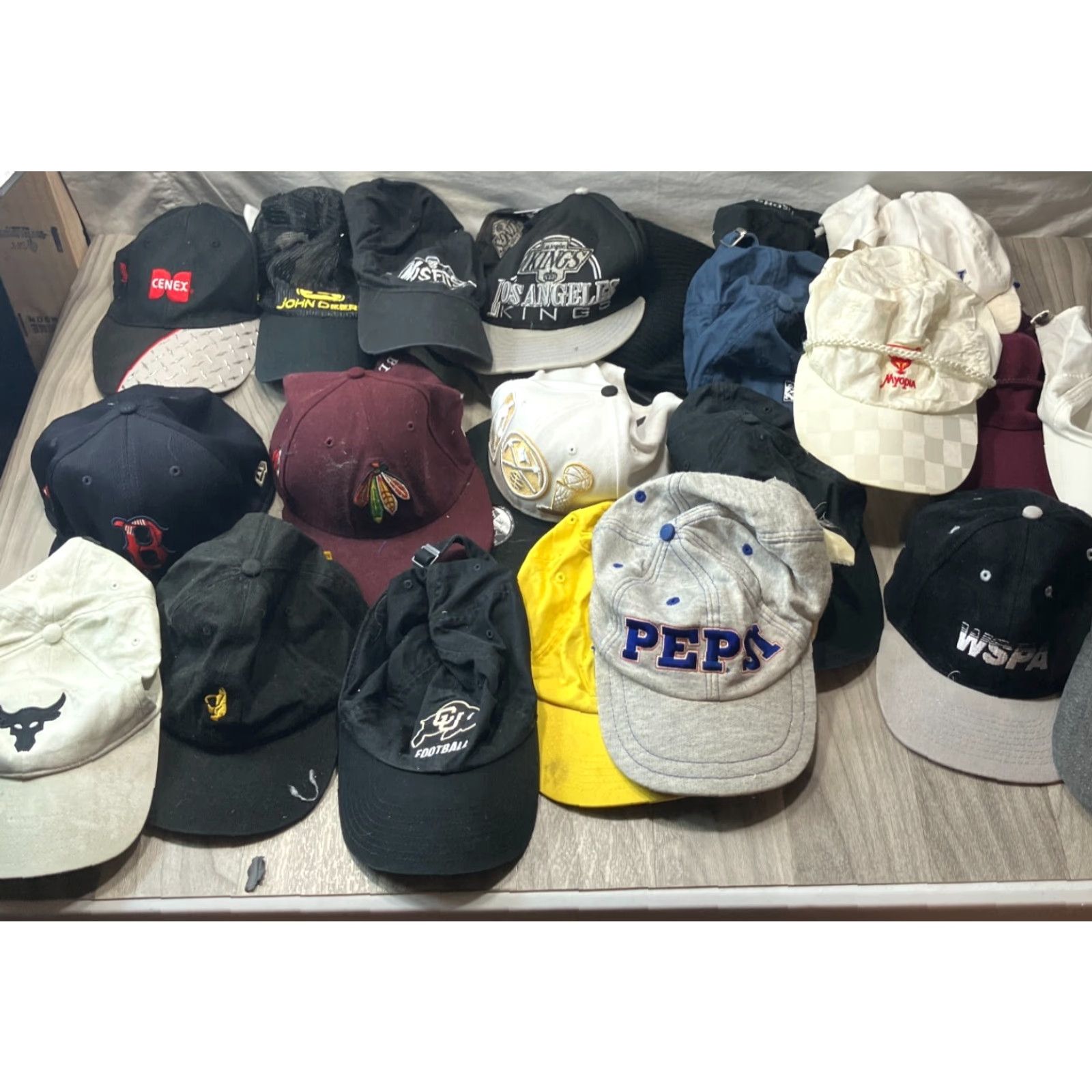 John Deere MYOPIA Hats Lot Los Angeles Kings Misfits John Deere Assortment Multicolor Baseball Cap One Size Men Size ONE SIZE - 2 Thumbnail