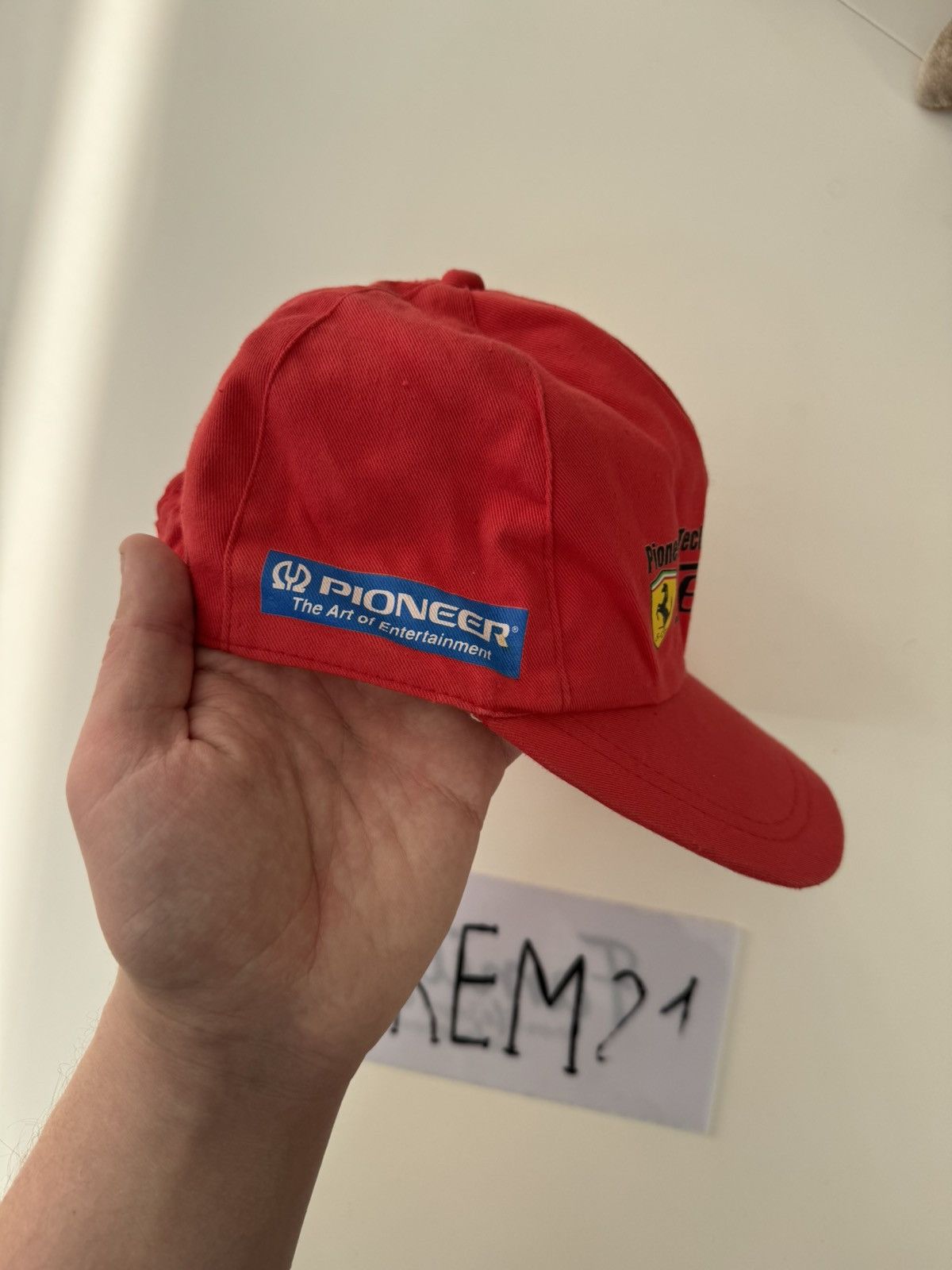 Ferrari Ferrari Pioneer technology logo racing cap 90s cap Size ONE SIZE - 3 Thumbnail
