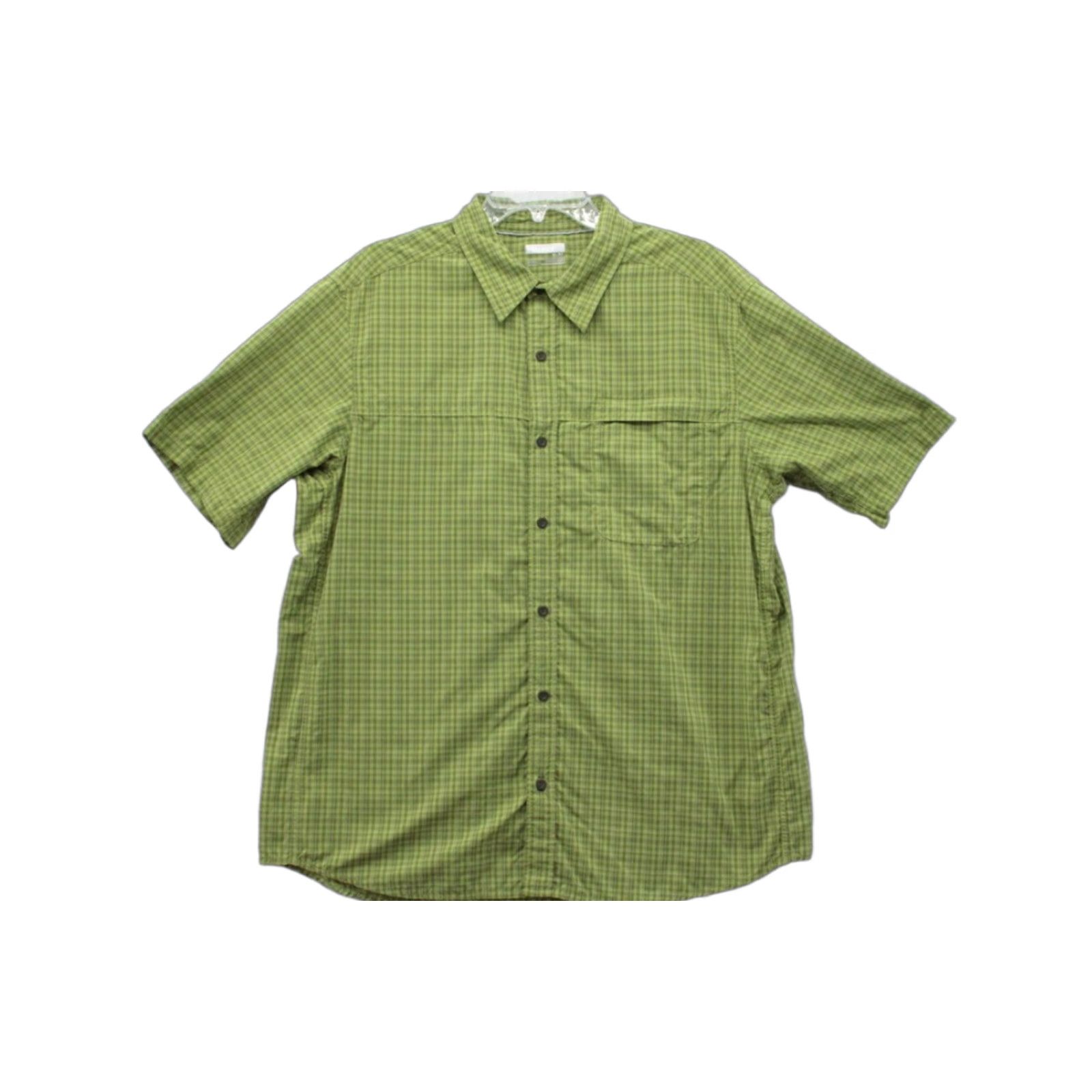 Marmot Marmot for Life Shirt Men's XL Green Nylon Checks Zip Pocket Fishing Outdoors Size US XL / EU 56 / 4 - 1 Thumbnail