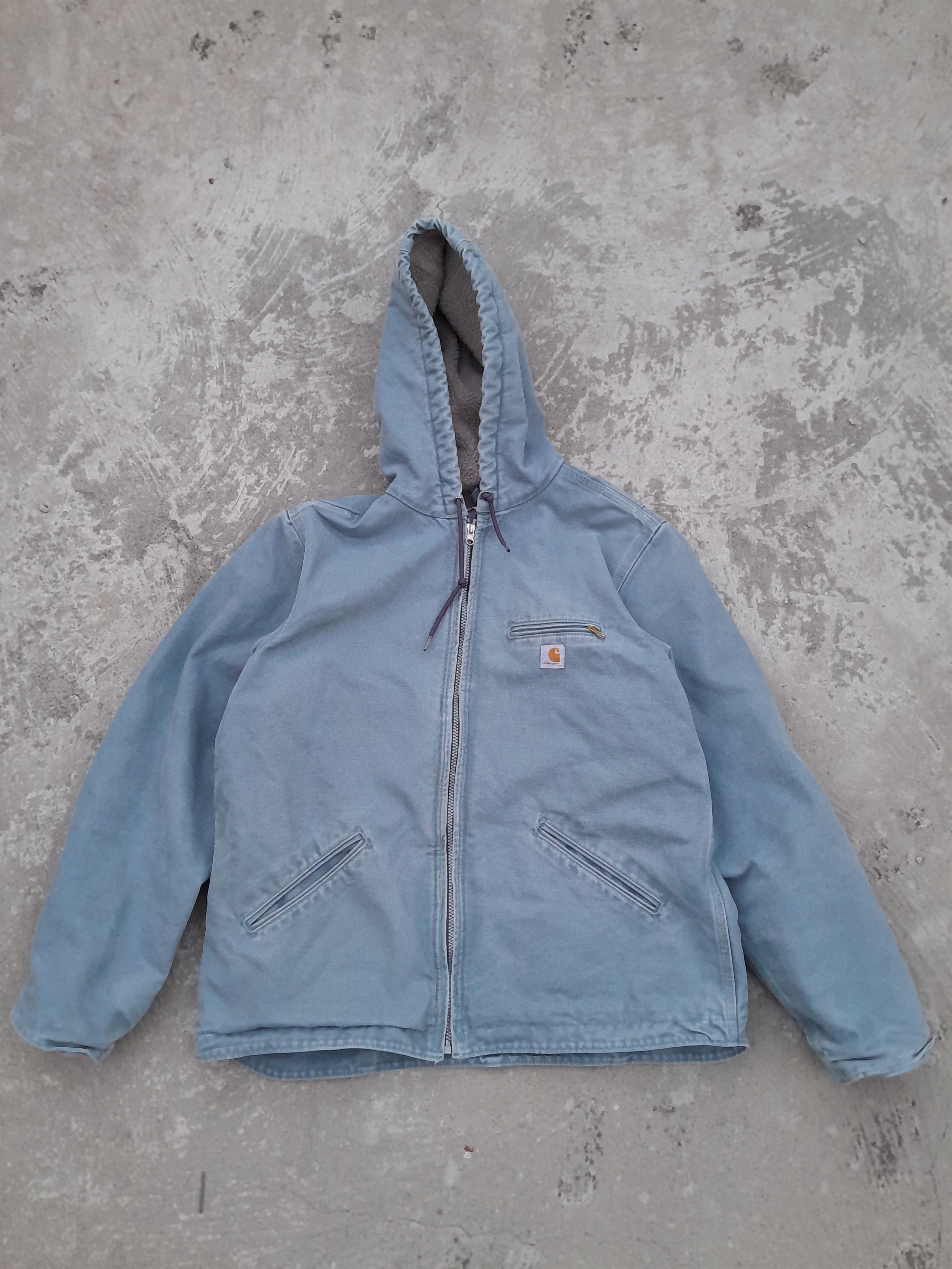image of Carhartt Blue Celeste Sierra Jacket, Men's (Size Medium)