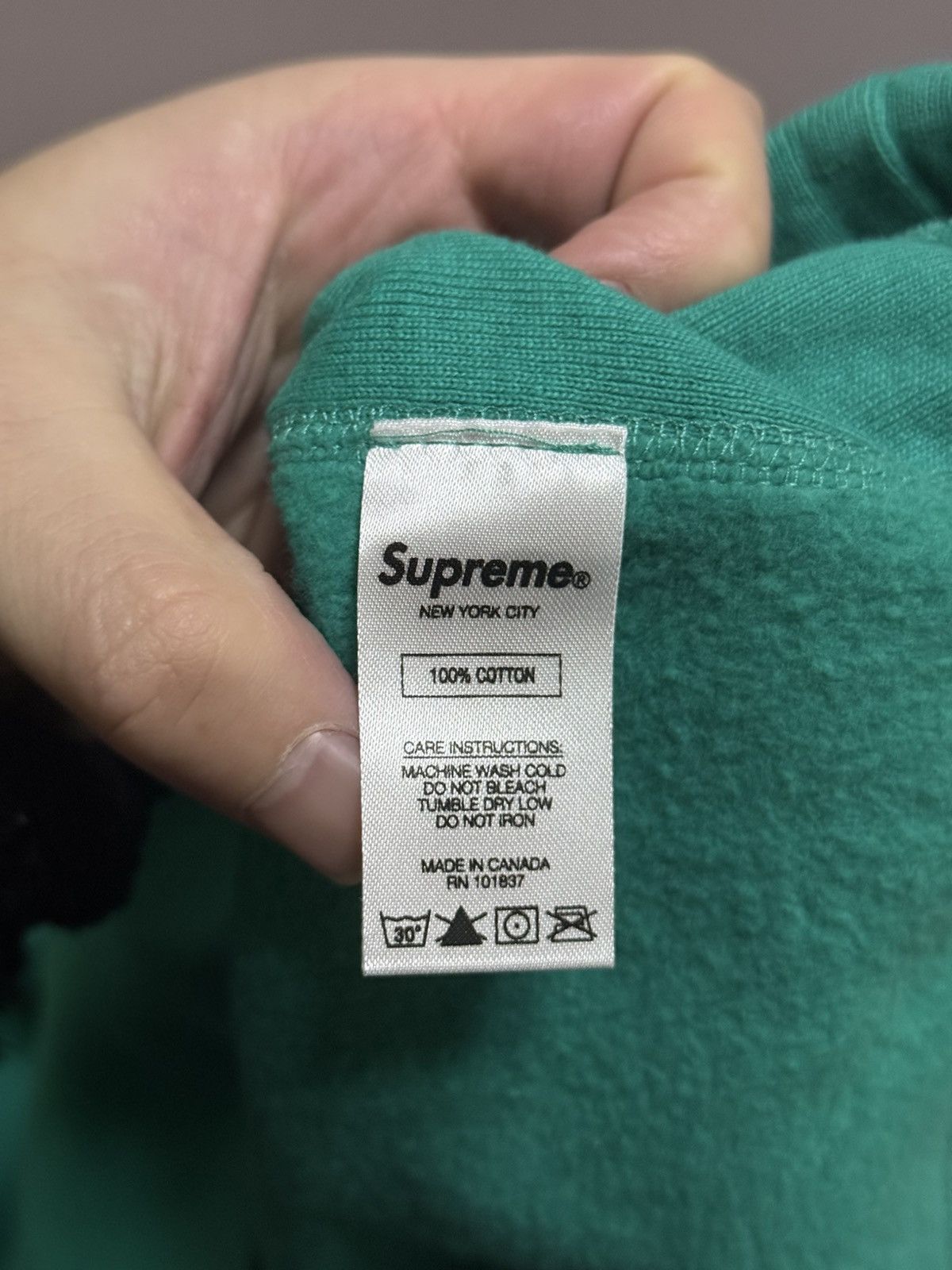 Supreme Supreme field hooded sweatershirt aqua Size US M / EU 48-50 / 2 - 5 Thumbnail