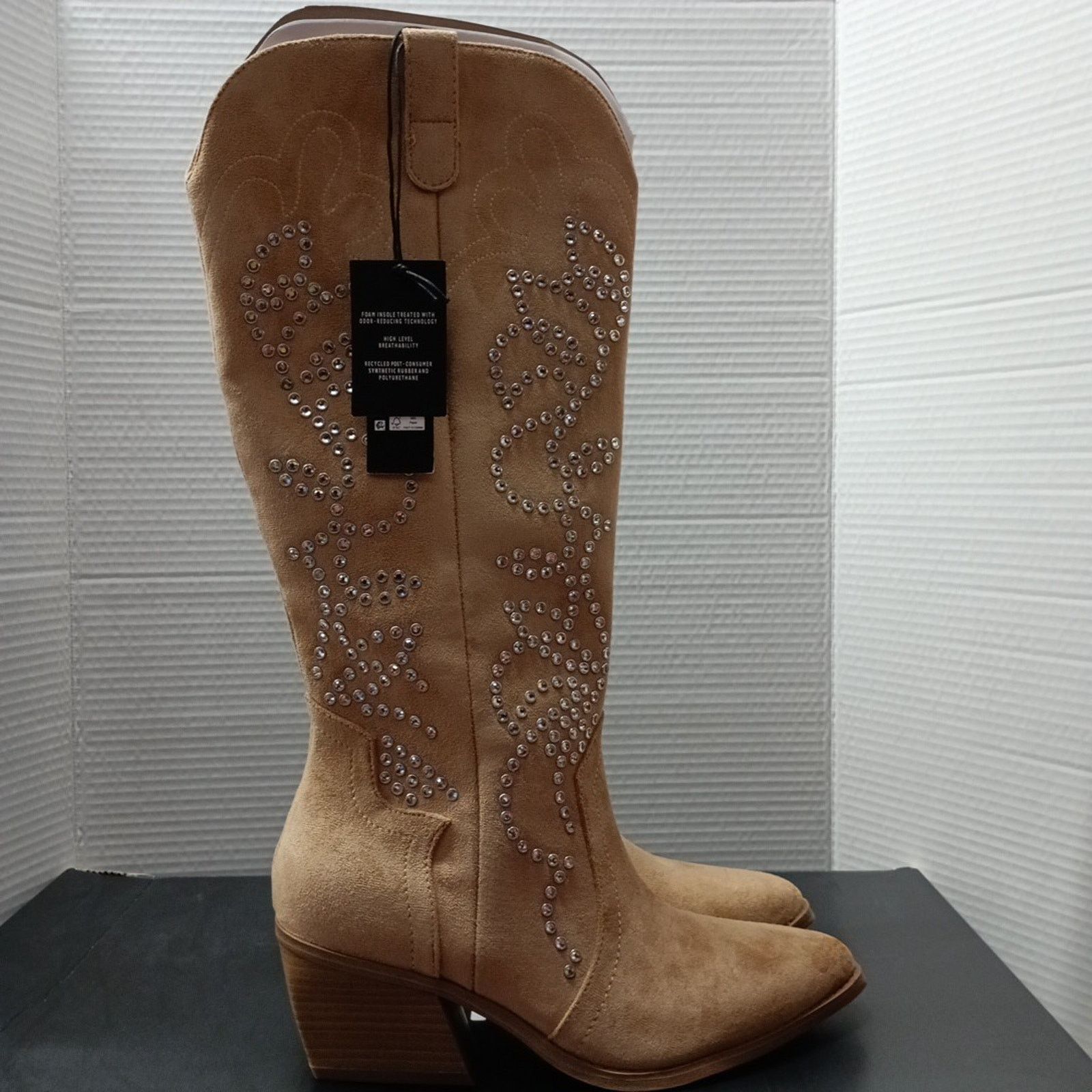 Madden NYC Madden NYC Western Boots Women's Size 8 Cognac Faux Suede Size US 8 / IT 38 - 1 Thumbnail