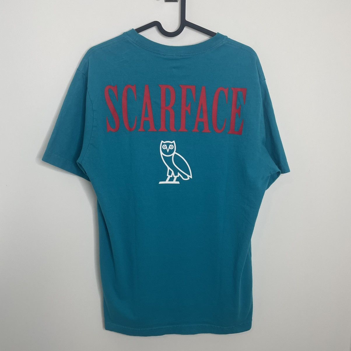 October's Very Own OVO x Scarface Tony Montana 2022 T-shirt Miami Blue XS Size US XS / EU 42 / 0 - 6 Thumbnail