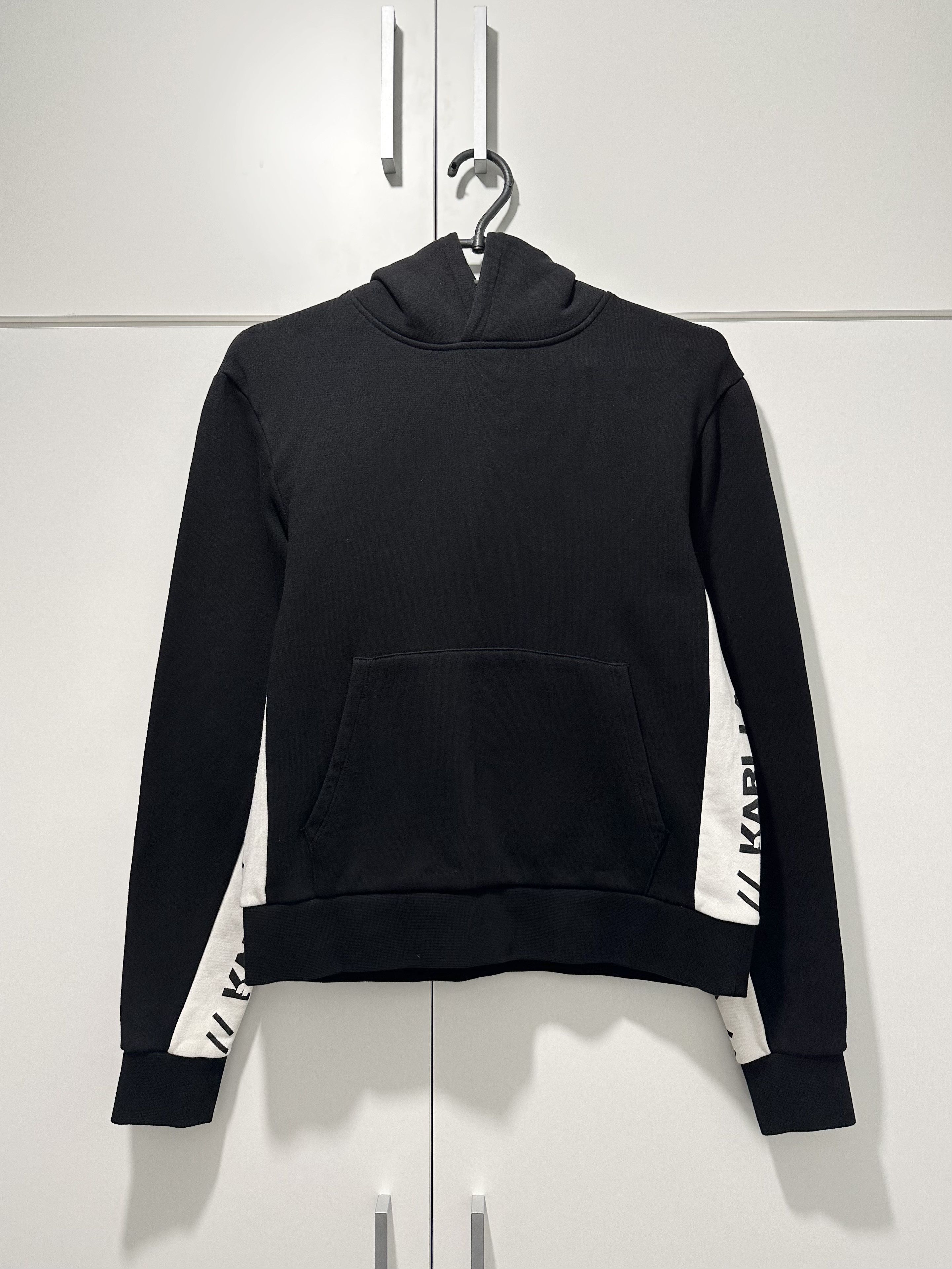 Karl Lagerfeld Karl Lagerfeld Black Logo Hoodie (S) Size S / US 4 / IT 40 - 1 Thumbnail