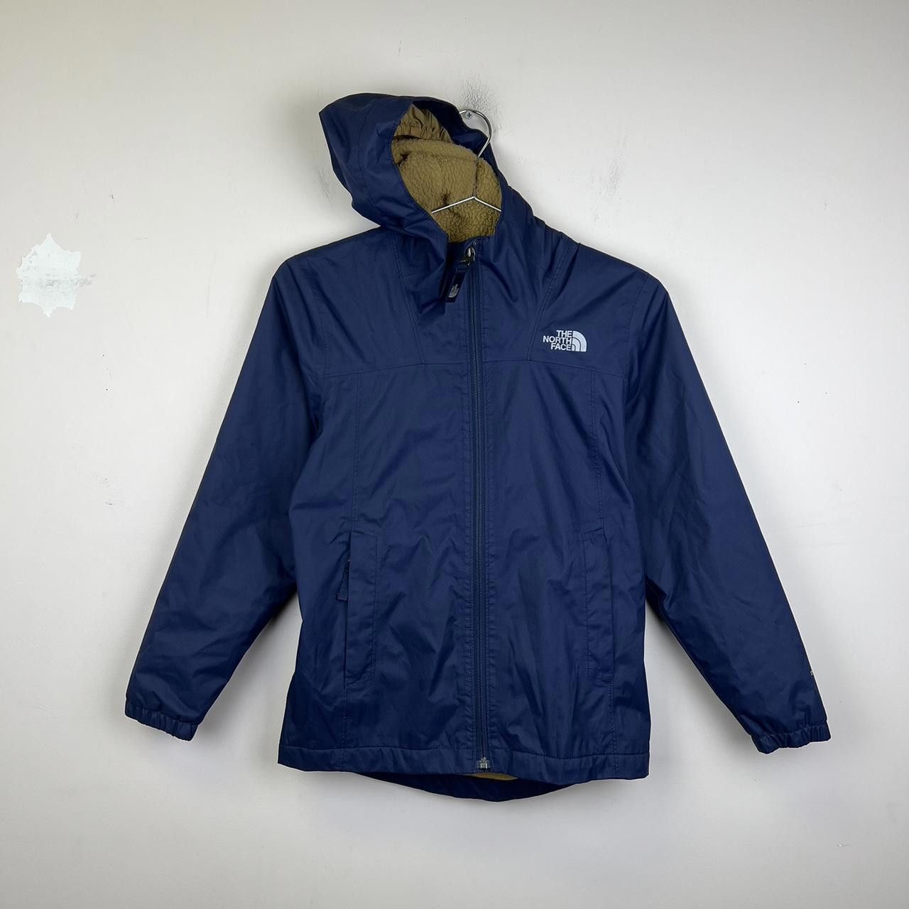 The North Face The North Face Boys Lightweight Hooded Jacket - Navy Blue Size US XXS / EU 40 - 1 Thumbnail