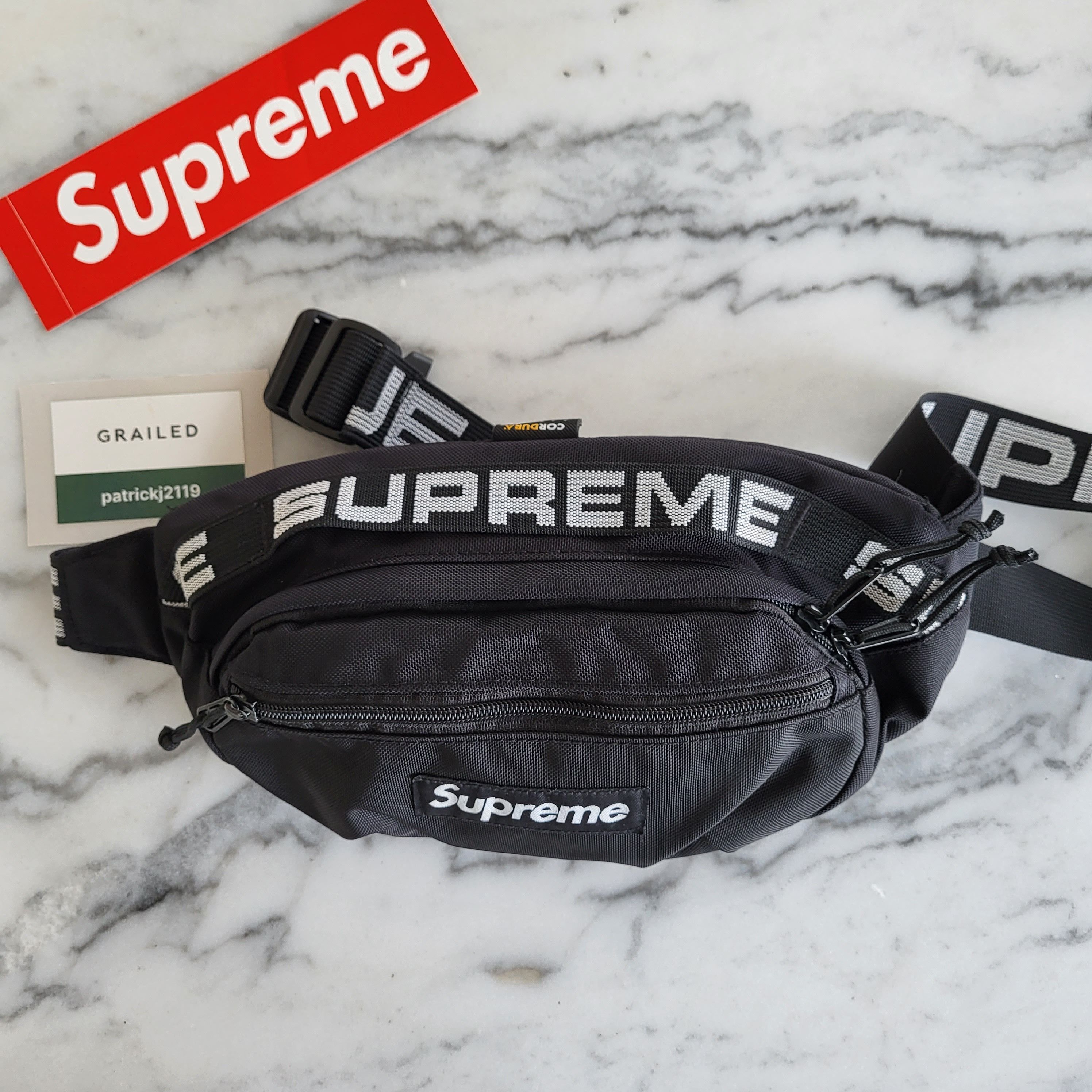 Supreme Supreme Waist Bag (SS18) Black Size ONE SIZE - 9 Thumbnail