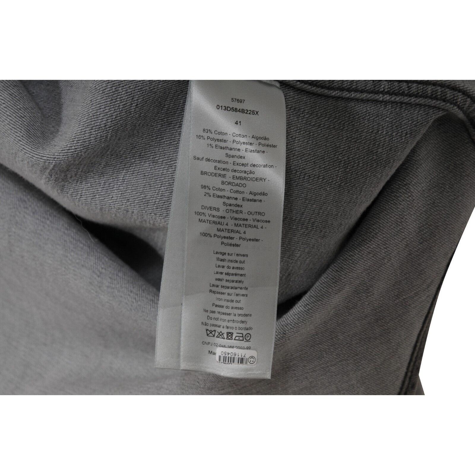 Dior Embroidered Patches Denim Button Down Shirt IT 41 Size US M / EU 48-50 / 2 - 11 Thumbnail