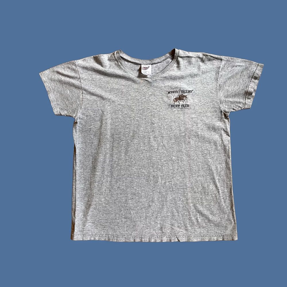 Anvil VINTAGE Mystic Valley Hunt Club Connecticut Shirt Women’s L Grey 90s DISTRESSED Size L / US 10 / IT 46 - 1 Thumbnail