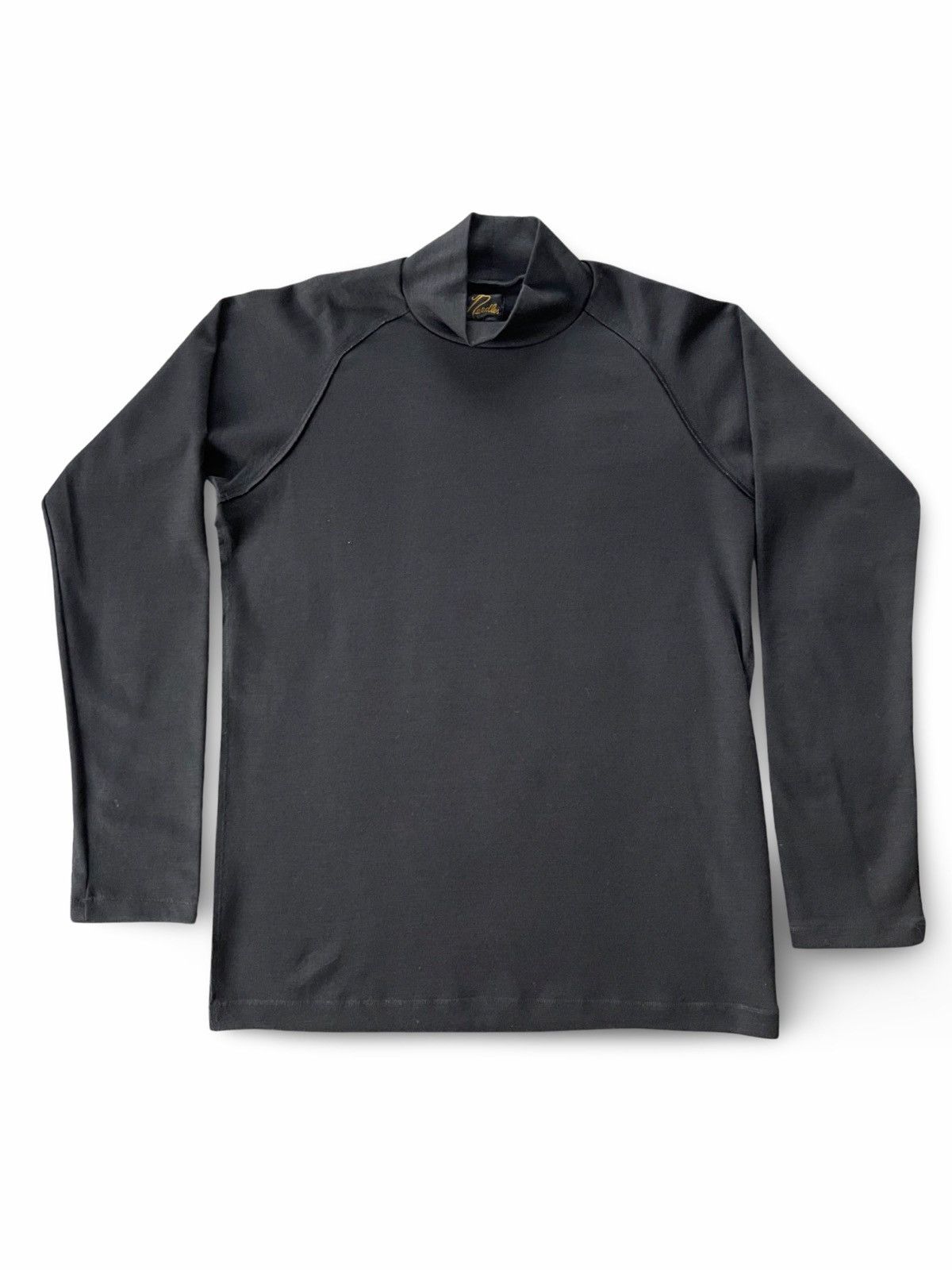 image of Needles Mock Neck Top in Black, Men's (Size Medium)