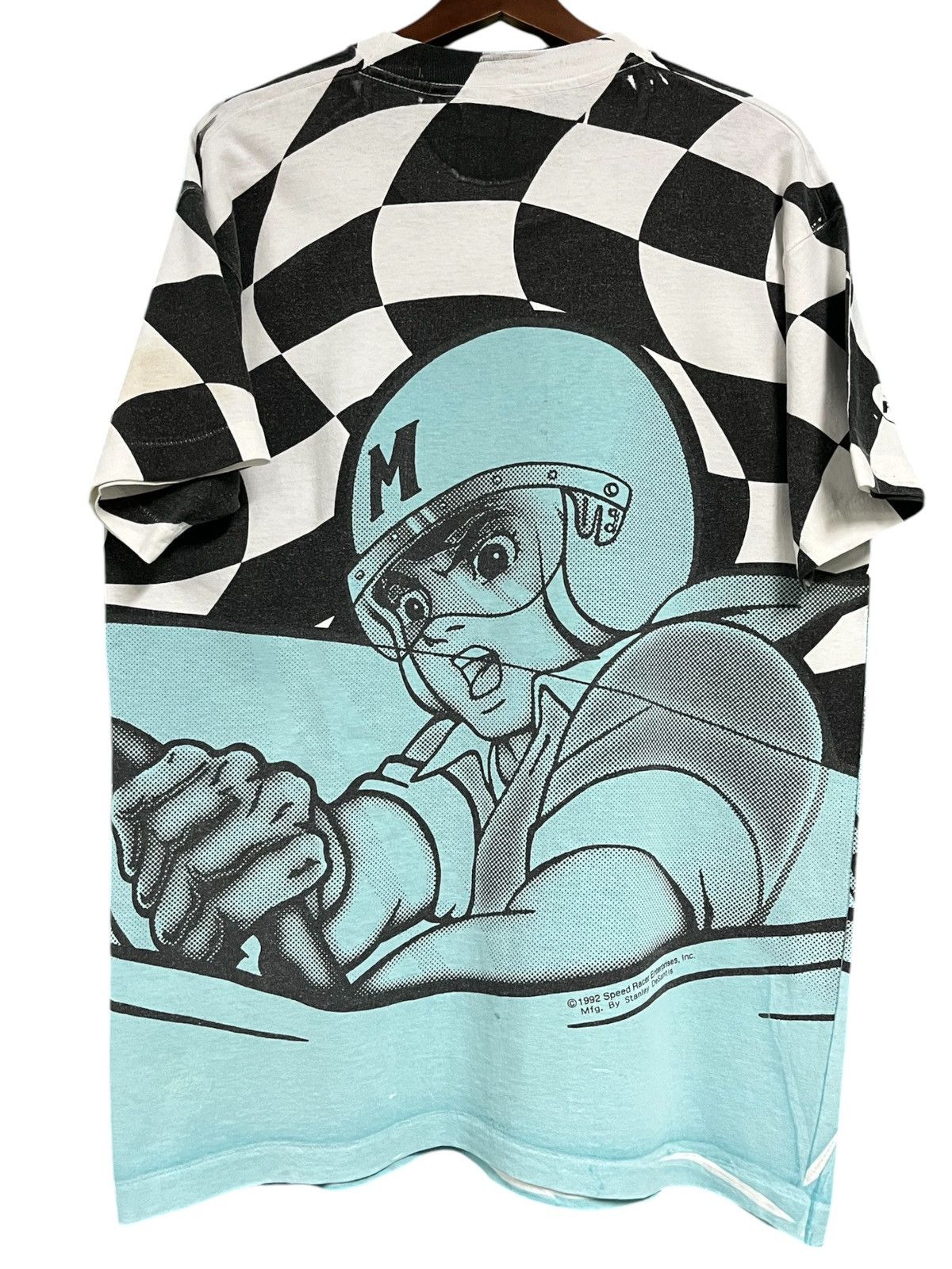 Band Tees × Vintage Vintage Speed Racer 90s AOP t shirt anime 1992 Size US L / EU 52-54 / 3 - 2 Thumbnail