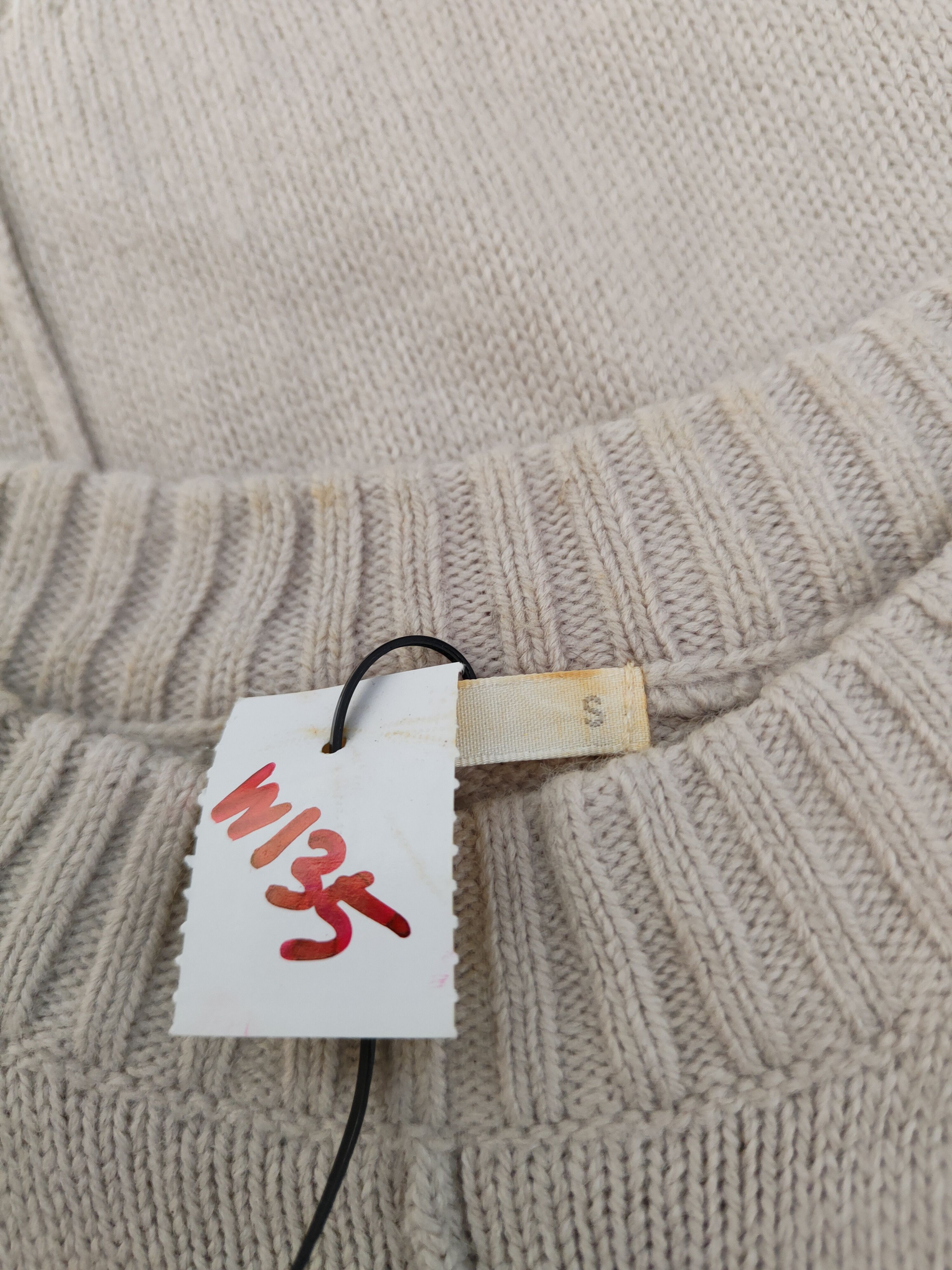 GU GU Light Brown Knitwear baggie Sweatshirts #W135 Size US S / EU 44-46 / 1 - 11 Thumbnail