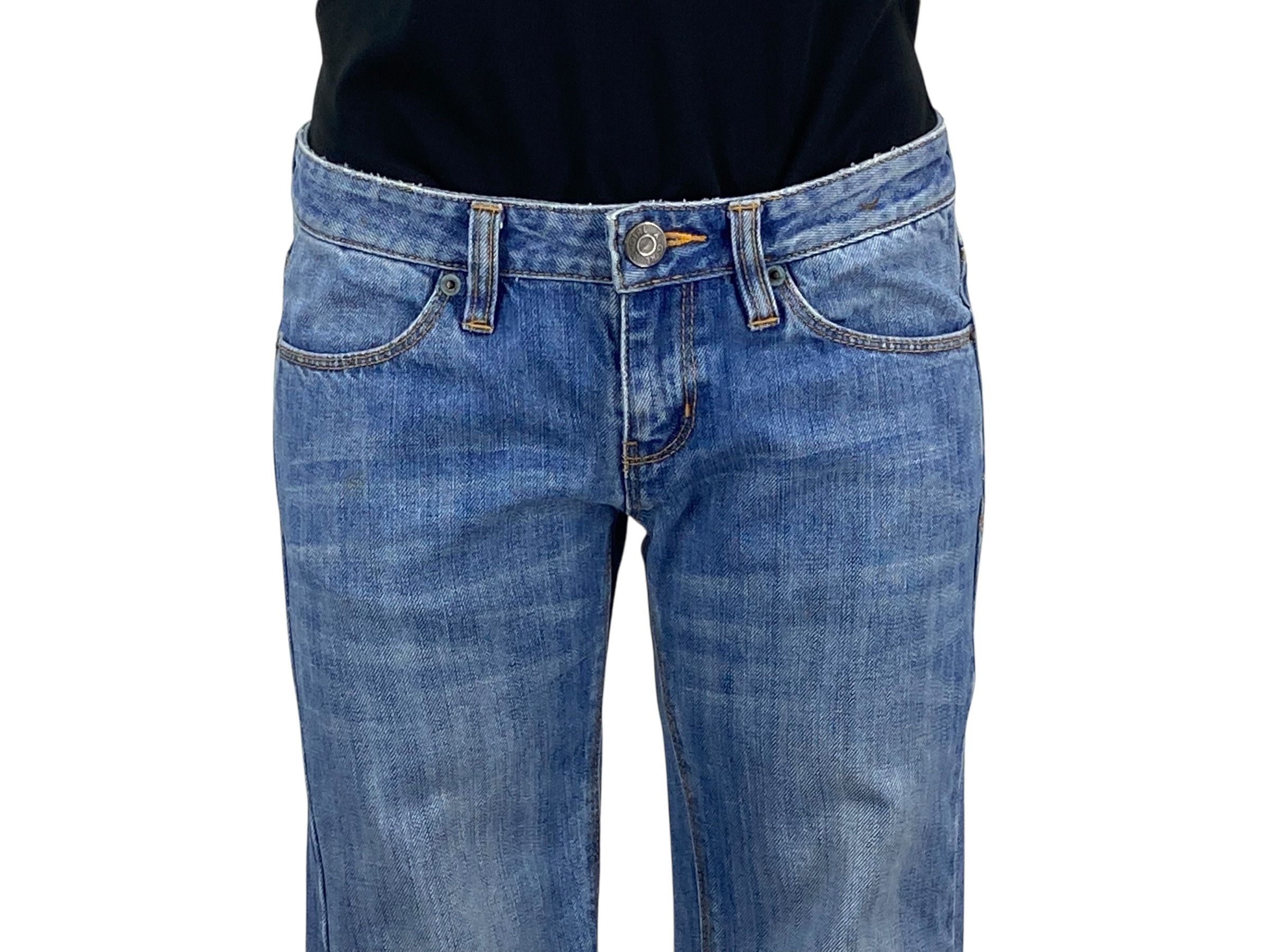Japanese Brand X-girl Low Rise Jeans Size 27" / US 4 / IT 40 - 3 Thumbnail