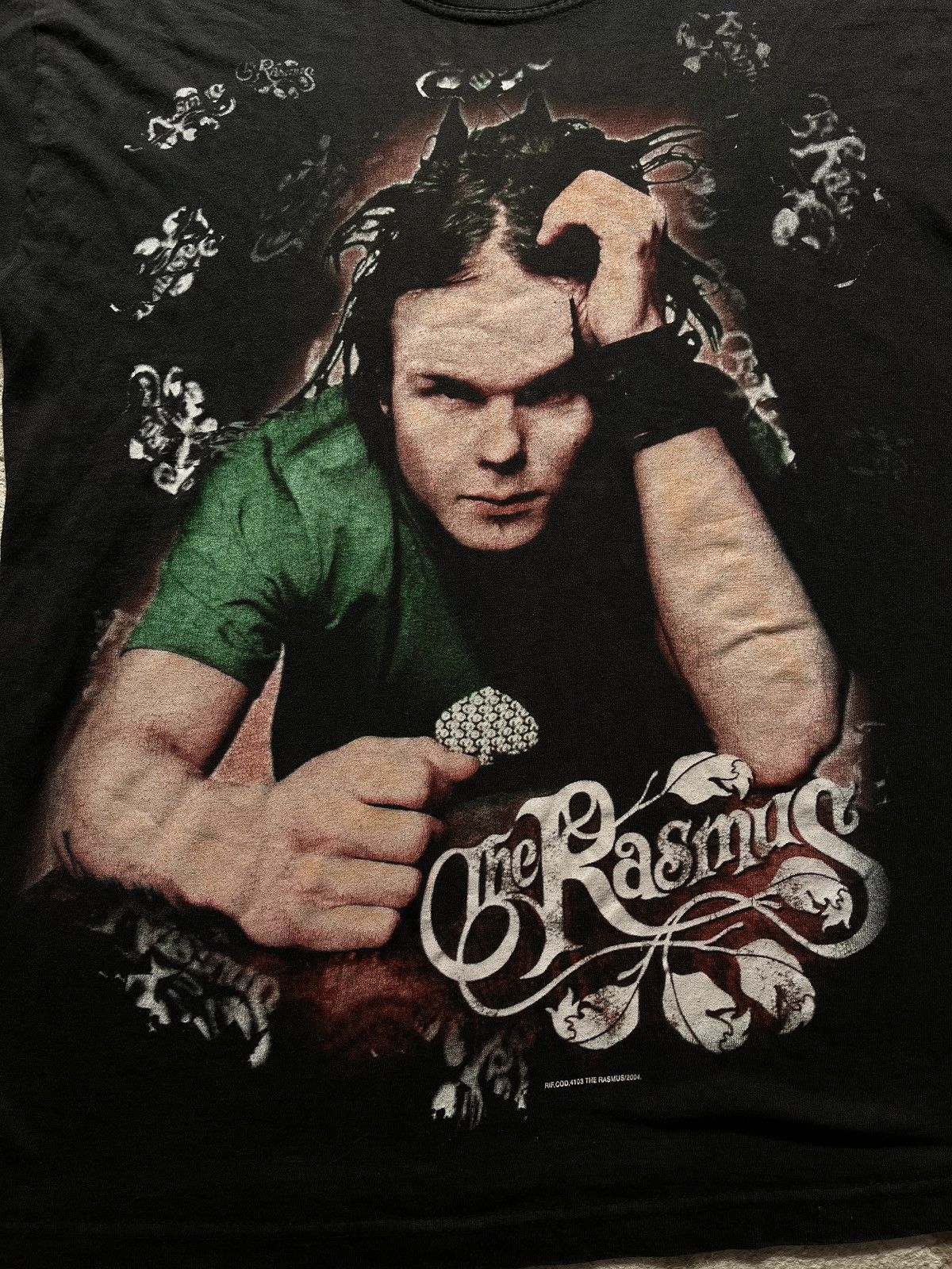 Vintage The Rasmus 2004 Sz M Rock Band T-Shirt Rare Double Print Size US M / EU 48-50 / 2 - 2 Thumbnail