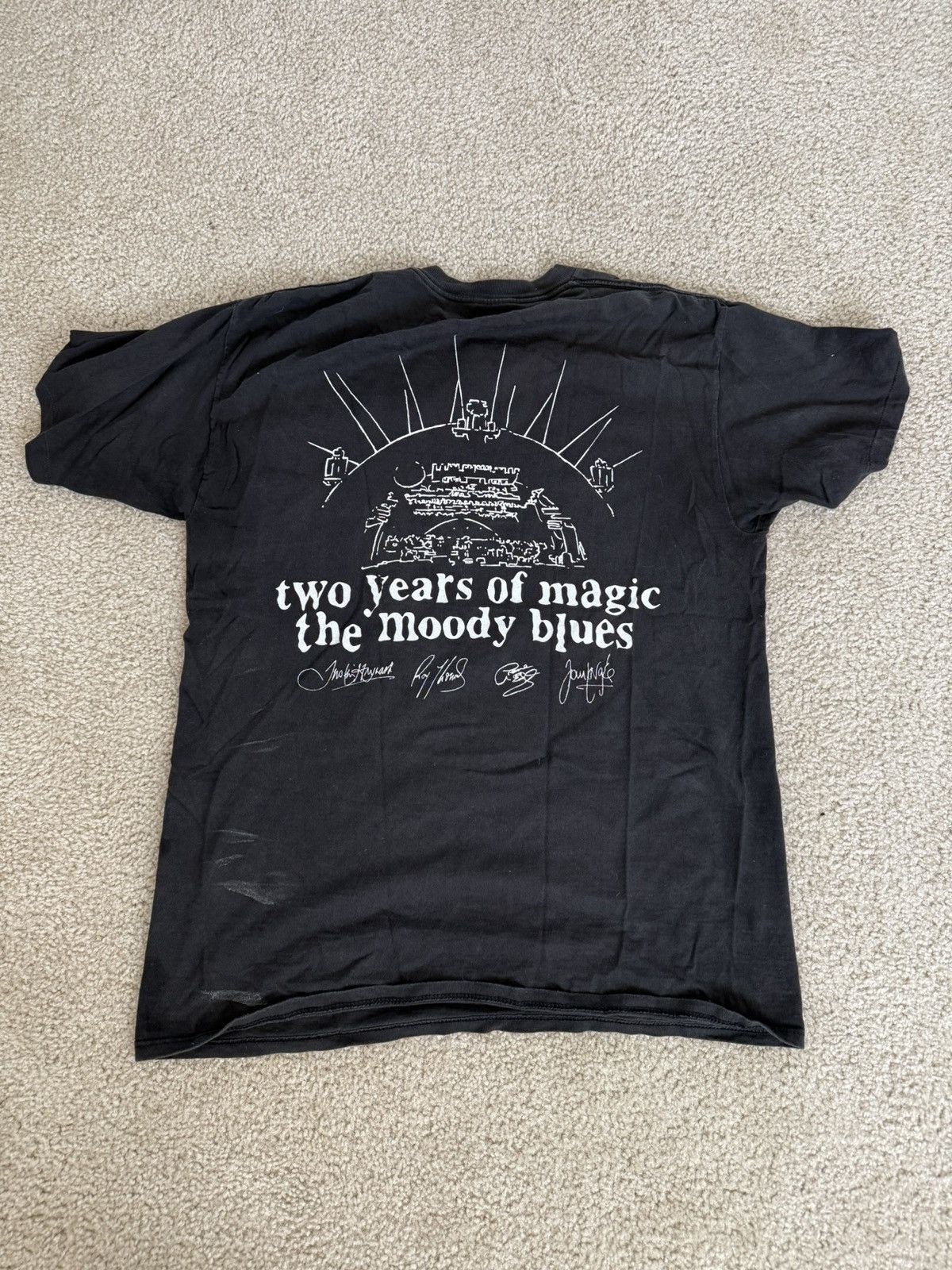Band Tees × Vintage vintage the moody blues 1993 tour shirt Size US XL / EU 56 / 4 - 5 Thumbnail