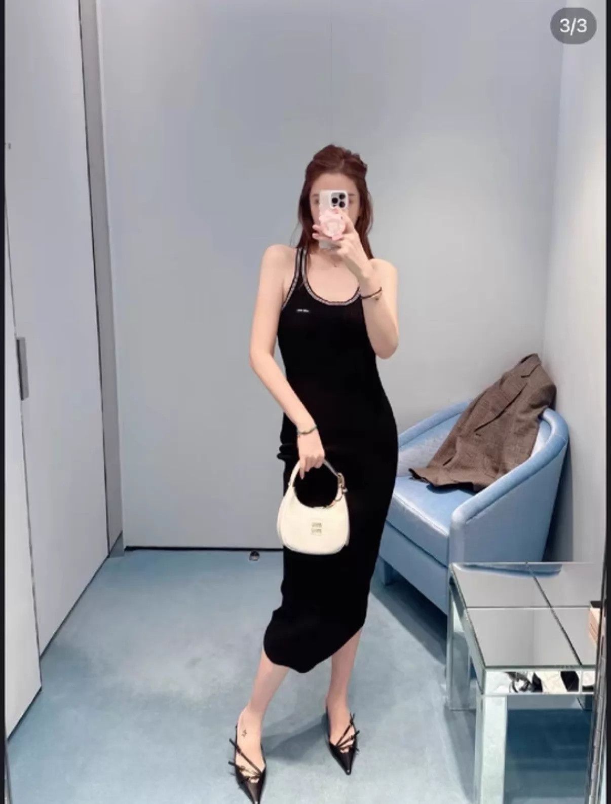 Miu Miu MIU MIU 40 Slim Fit Knit Dress Bodycon Size S / US 4 / IT 40 - 7 Thumbnail