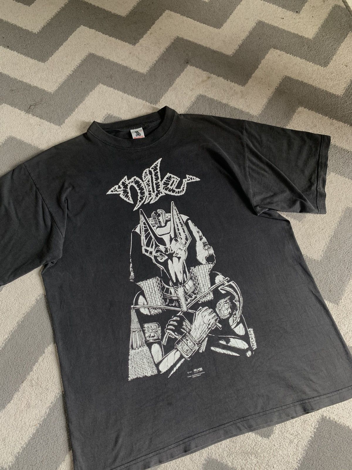 image of Band Tees x Vintage Nile Tshirt in Black, Men's (Size Large)