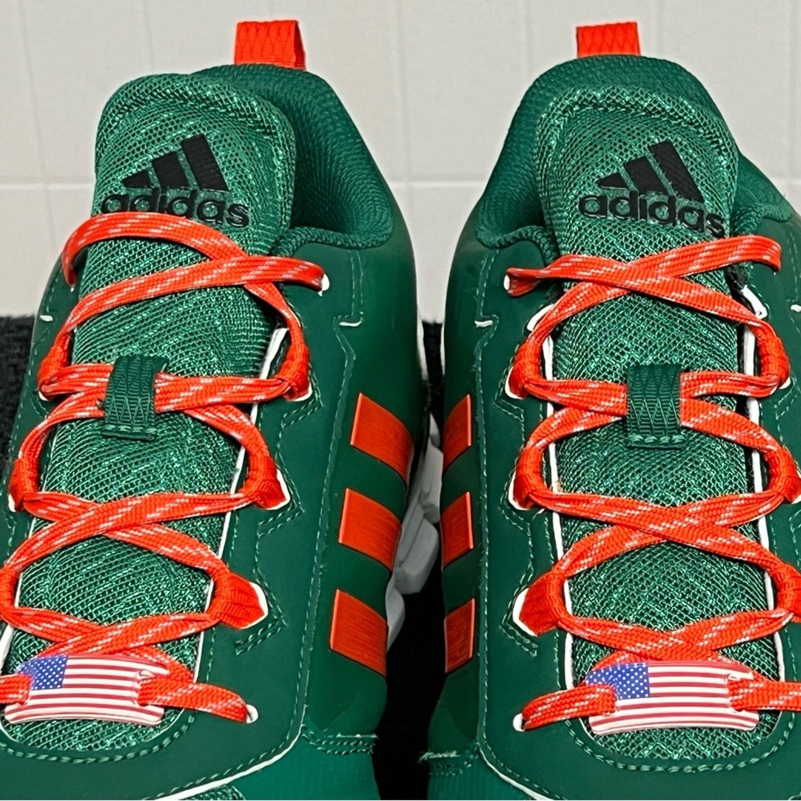 Adidas Adidas SPEED TRAINER PE Miami Hurricanes TEAM EXCLUSIVE RARE Size US 14 / EU 47 - 5 Thumbnail