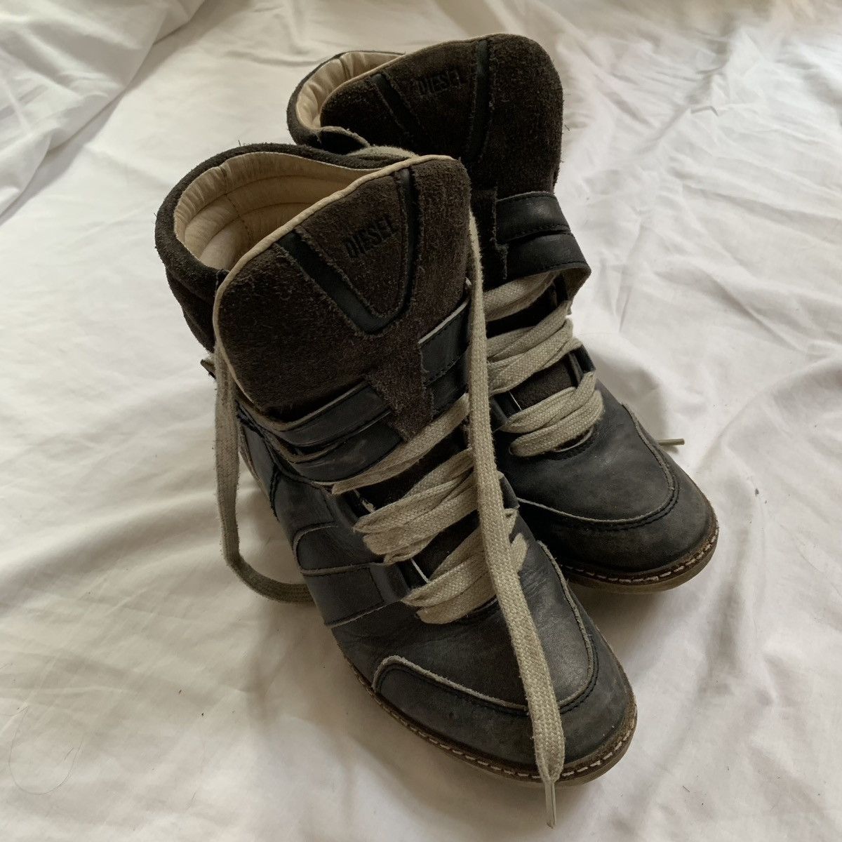 Diesel Rare Diesel Avant Garde Wedge Sneakers / Boots Size US 7 / IT 37 - 6 Thumbnail