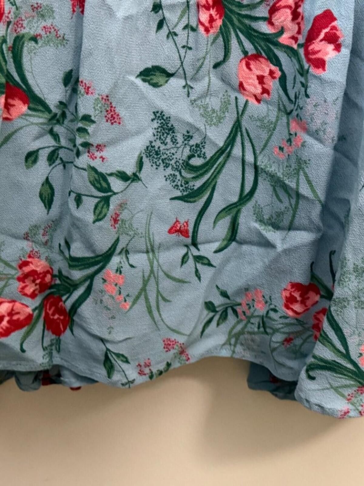 Reformation BNWT REFORMATION NIKITA BLUE FLORAL SUMMER DRESS 12 Size XL / US 12-14 / IT 48-50 - 6 Thumbnail