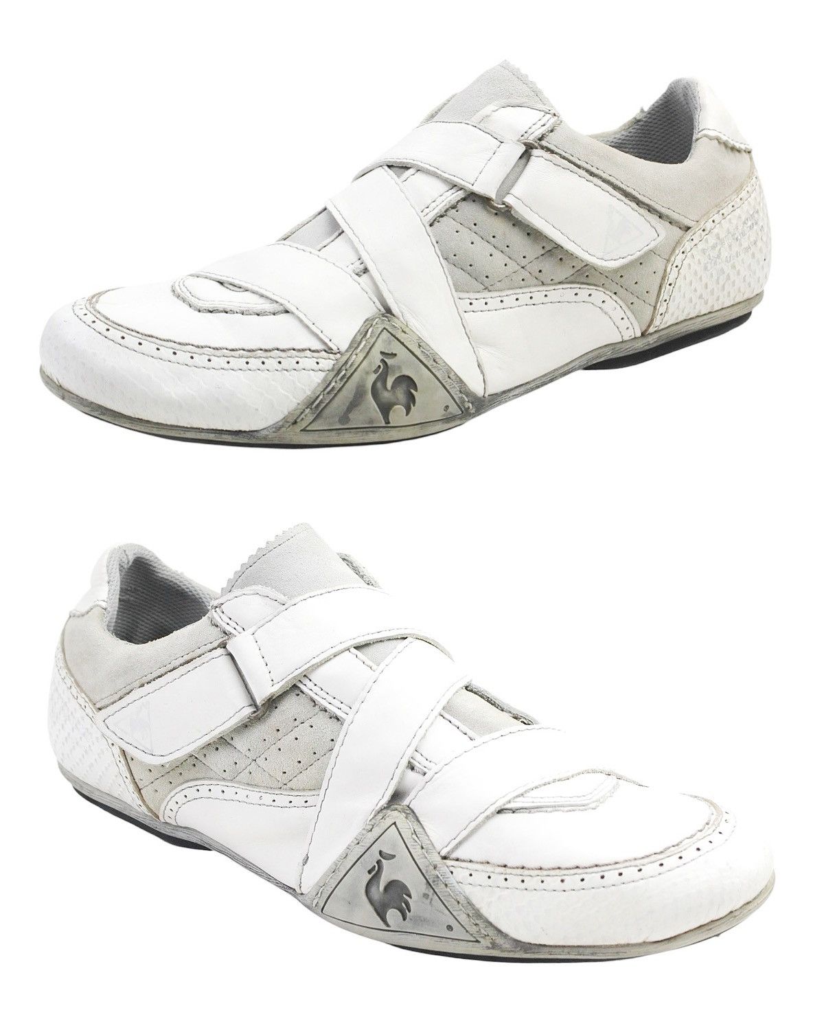 Le Coq Sportif 2000S LE COQ SPORTIF CROSS STRAP WHITE GREY TRAINER Size US 9.5 / EU 42-43 - 2 Thumbnail