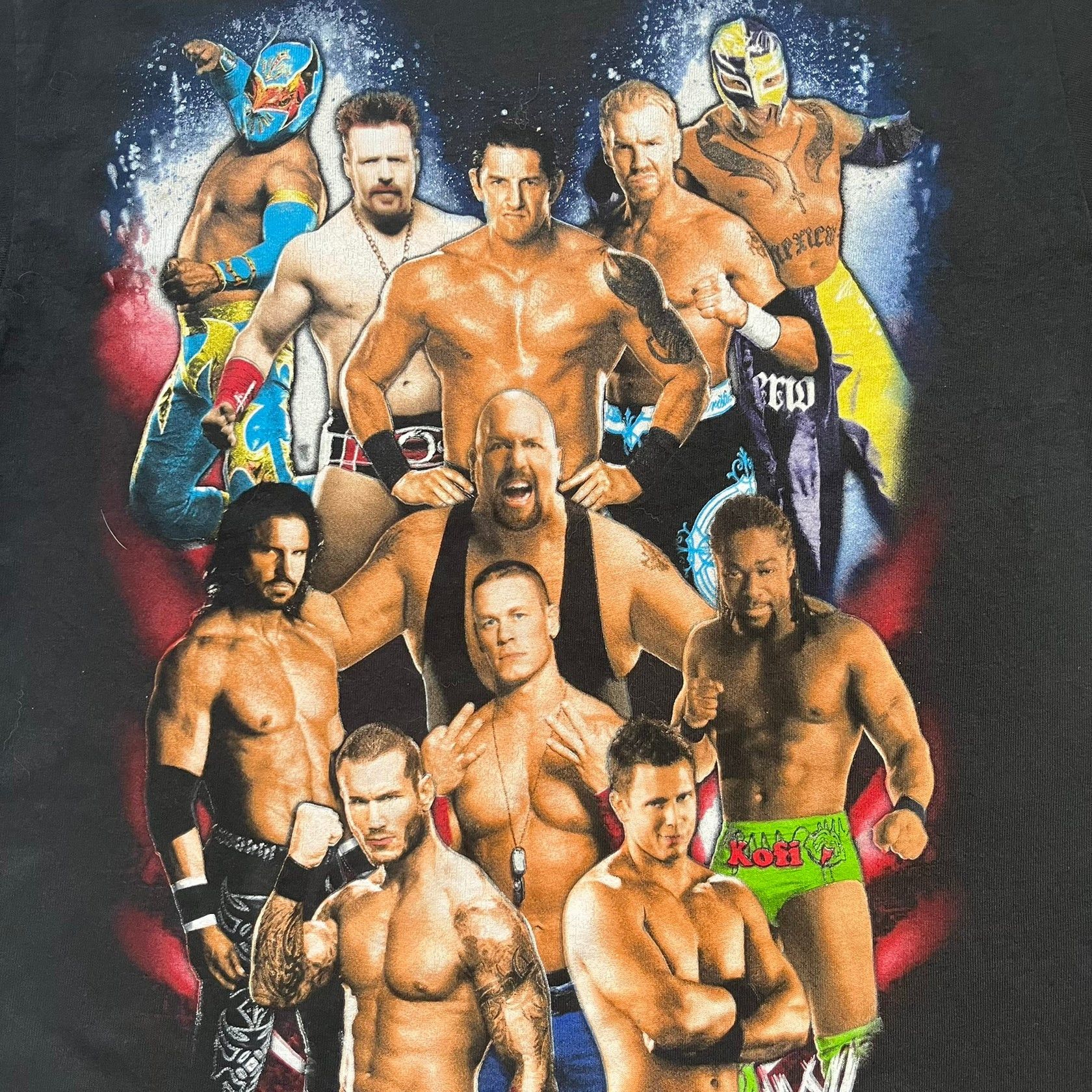 WWE WWE 2011 All Over Print Promo Tee Size US S / EU 44-46 / 1 - 2 Thumbnail