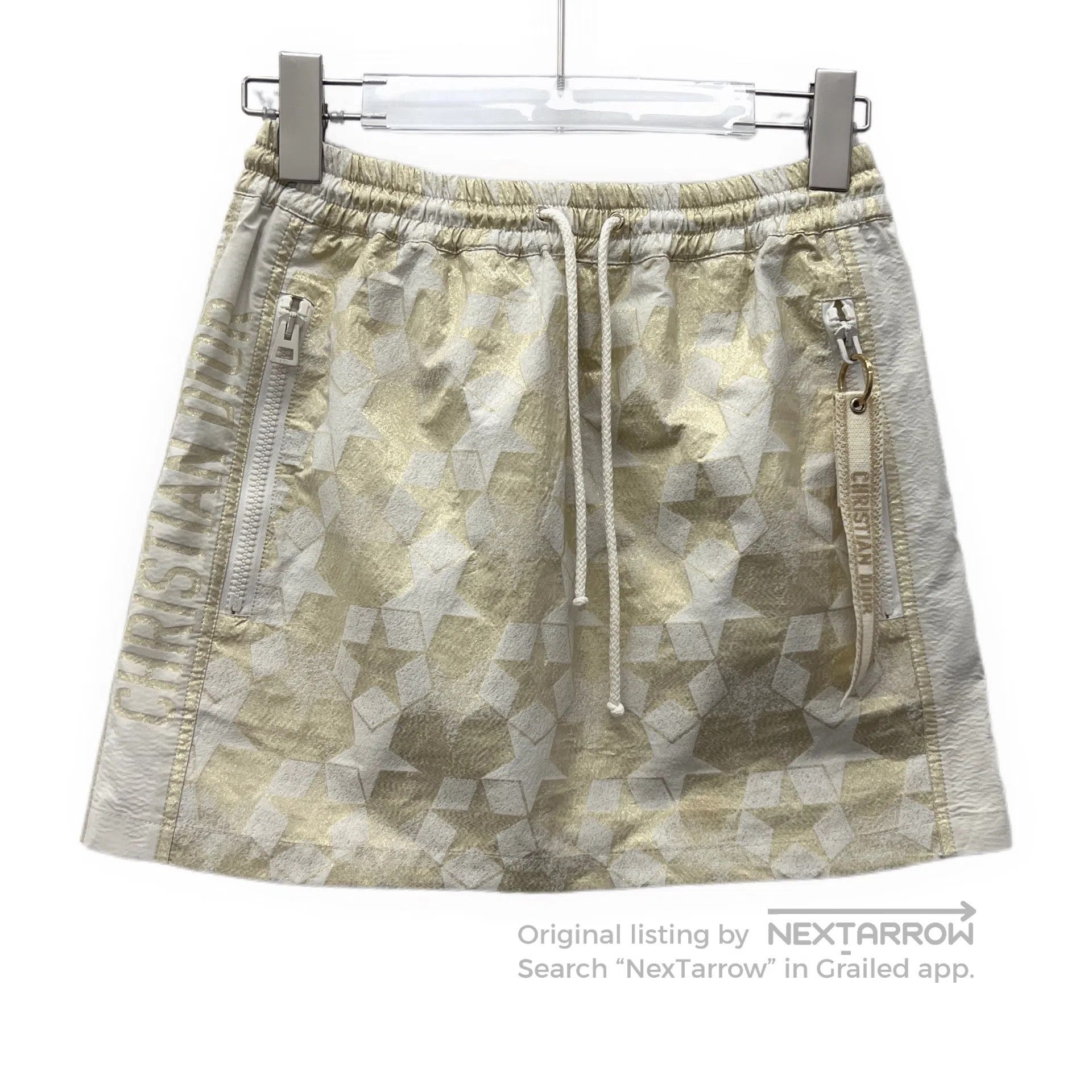 Dior Dior Golden Star Letter Printed Drawstring Waist Casual Sk Size 31" - 1 Thumbnail