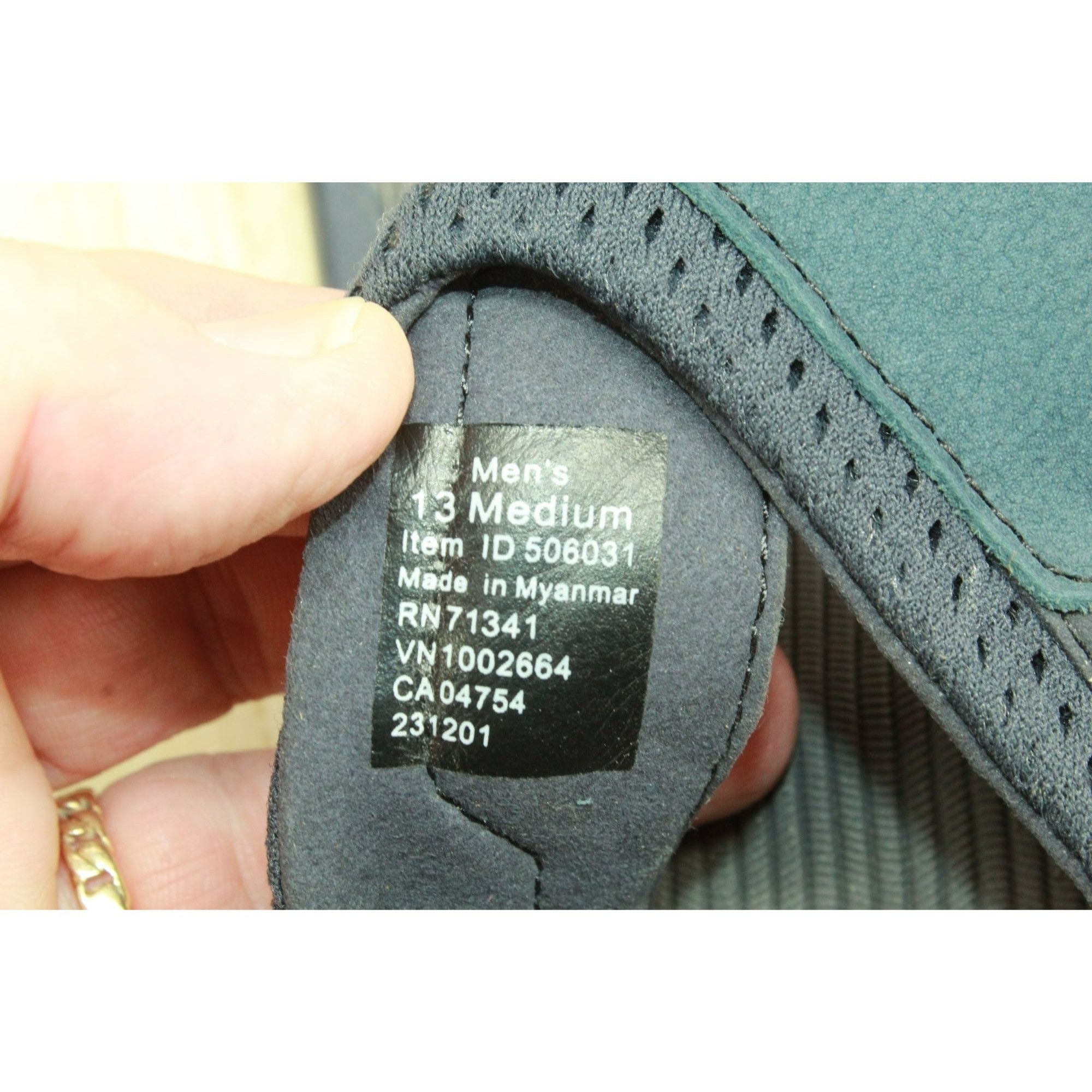 L.L. Bean LL Bean Men's Blue Suede Swift River Cushioned Flip-Flops Size US 13 / EU 46 - 8 Thumbnail