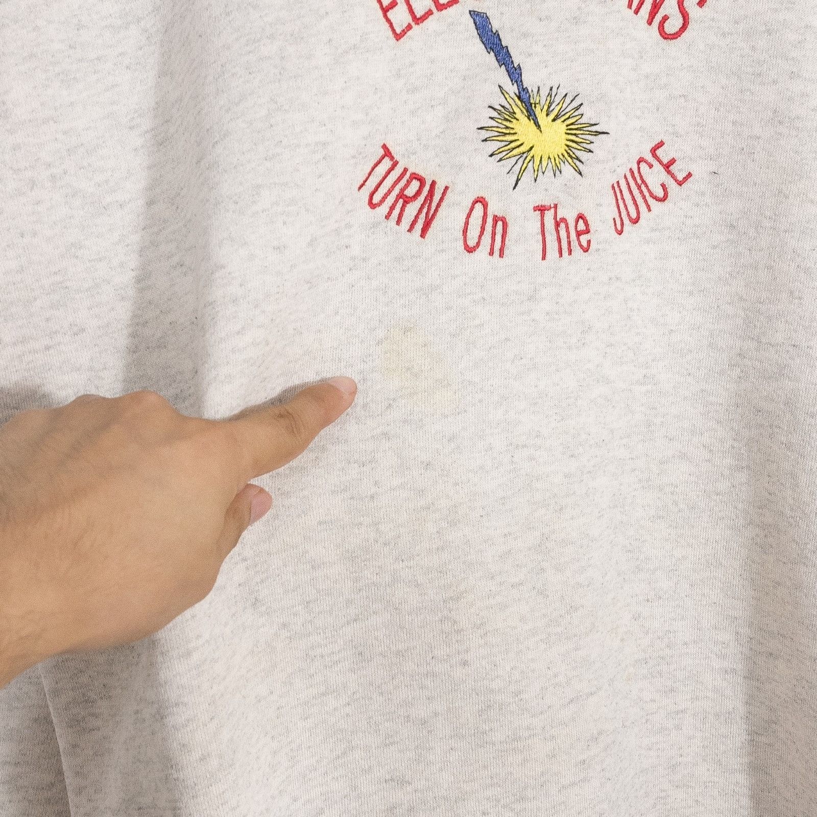 Vintage Vintage 90s Electricians Workwear Sweatshirt L - Distressed Size US L / EU 52-54 / 3 - 4 Thumbnail