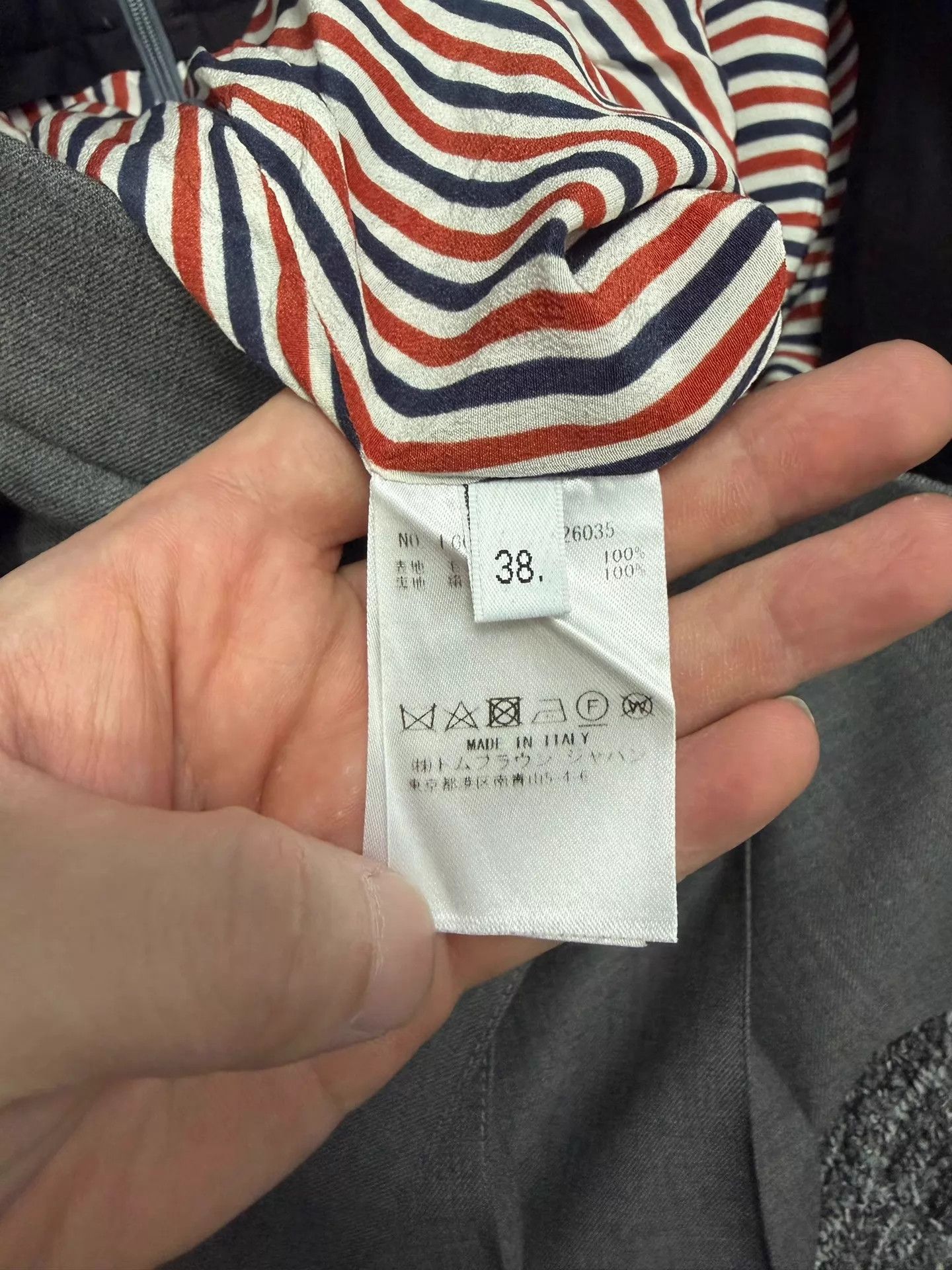 Thom Browne Thom Browne Women's Mid-Gray Pleated Skirt Size38 Size 26" / US 2 / IT 38 - 5 Thumbnail