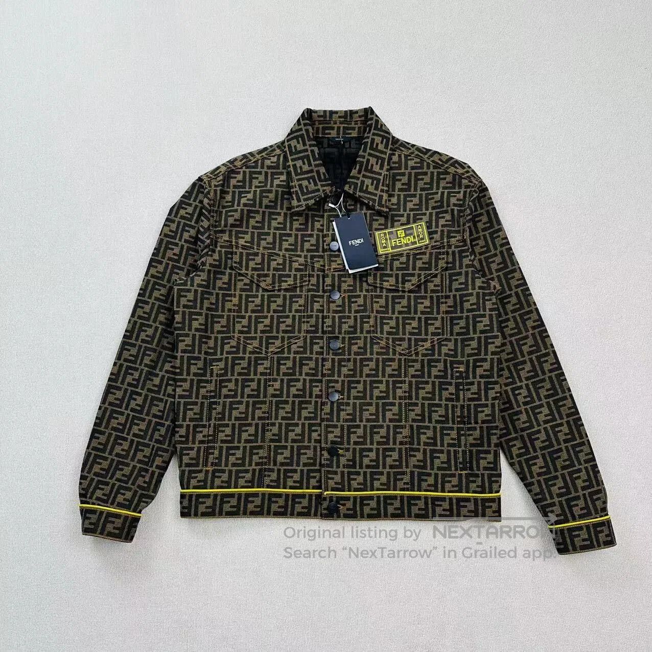 Fendi fendi double f logo denim jacket. Size US L / EU 52-54 / 3 - 1 Thumbnail