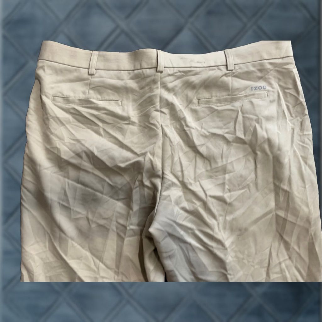 Izod IZOD GOLF Beige Pants Mens Size 40x30 Classic Fit Straight Leg Size US 40 / EU 56 - 1 Thumbnail