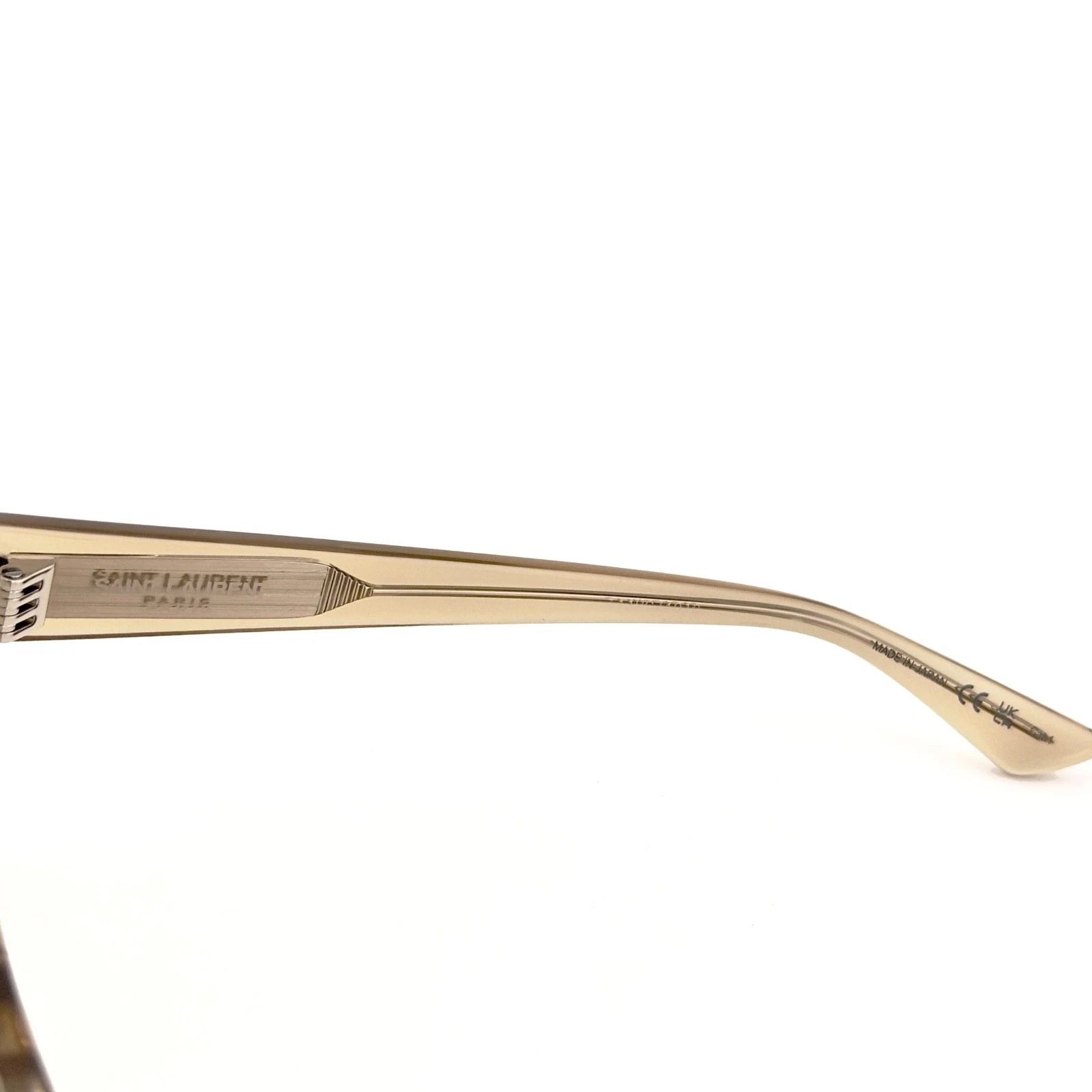 Saint Laurent Paris SAINT LAURENT SL 757 SL757 Crystal Beige Sunglasses 003 Size ONE SIZE - 8 Thumbnail