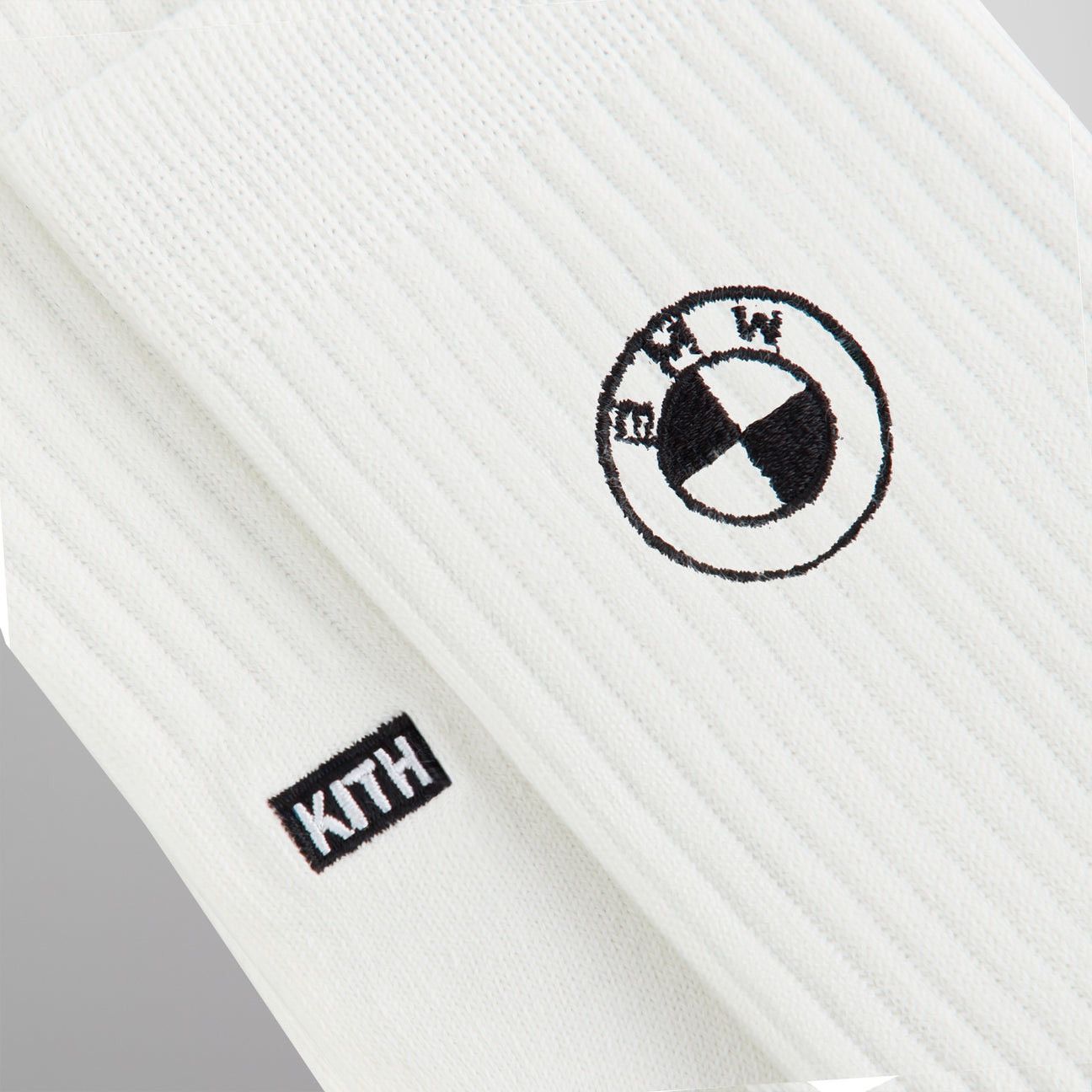 BMW × Kith Kith for BMW Rondel Crew Socks white FW24 One Size Size ONE SIZE - 3 Thumbnail