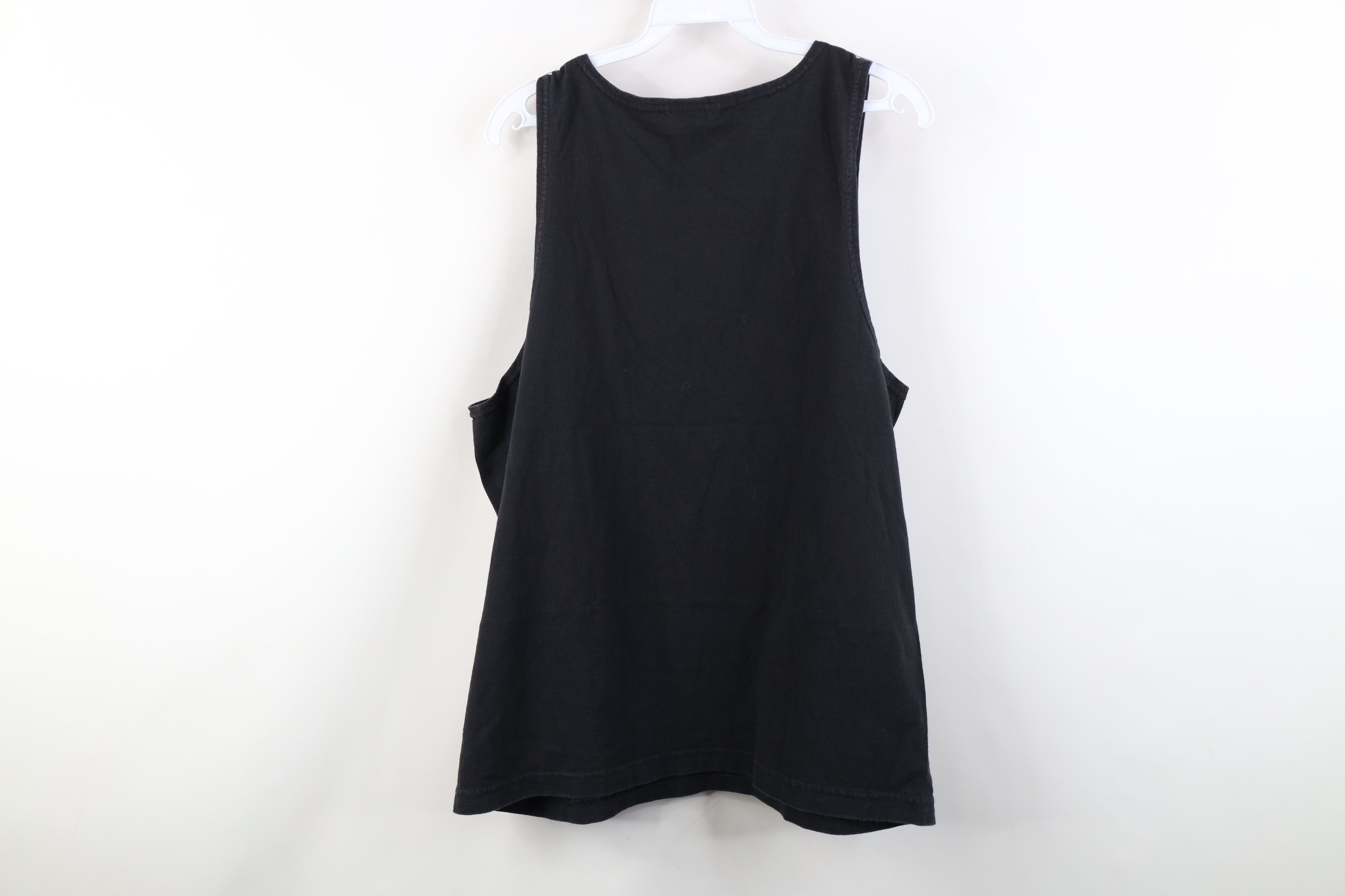 Vintage Vintage 90s Streetwear Cotton Tank Top T-Shirt Black USA Size US M / EU 48-50 / 2 - 9 Thumbnail