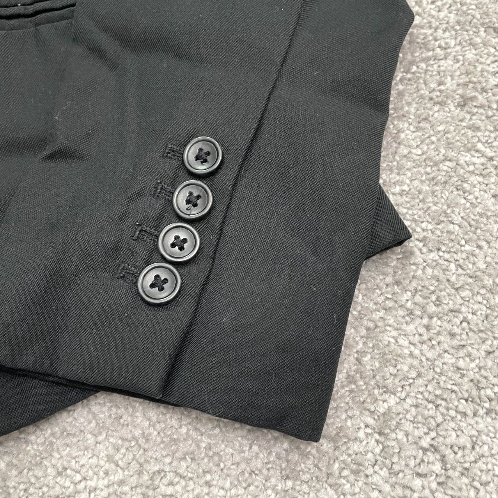 Merona Merona Blazer Jacket Womens Small Black Single Breasted Lined Padded Work Shirt Shirt? Size S / US 4 / IT 40 - 4 Thumbnail
