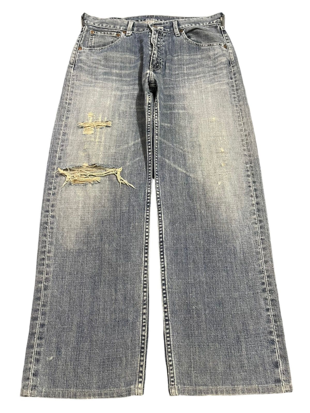 Levi's Vintage 90s Levis 503 Mud Wash Style Distressed Baggy Jeans Size US 32 / EU 48 - 1 Thumbnail