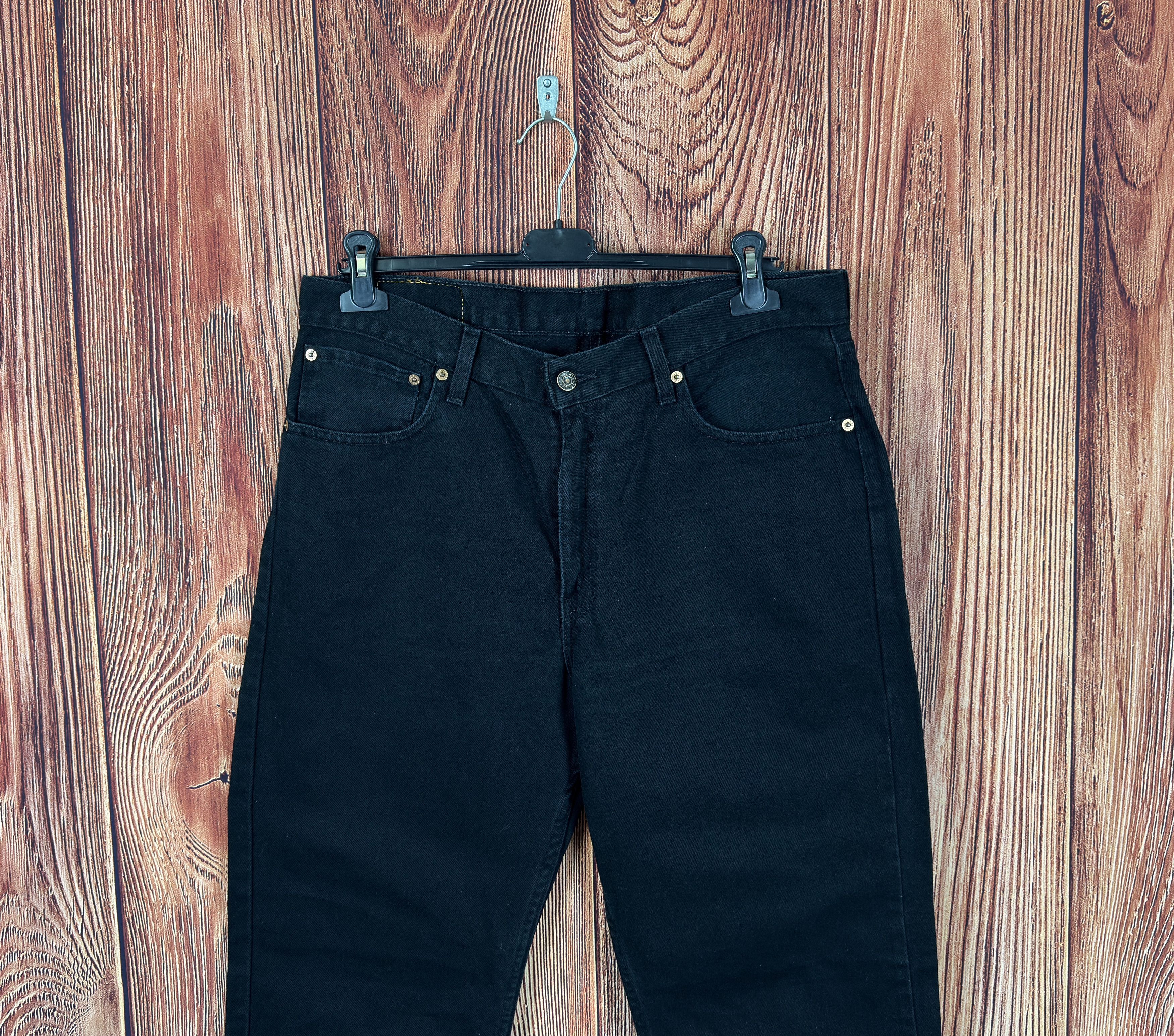 Levi's LEVIS 751 Vintage 90s Black Denim Jeans W36 L30 Size US 36 / EU 52 - 2 Thumbnail