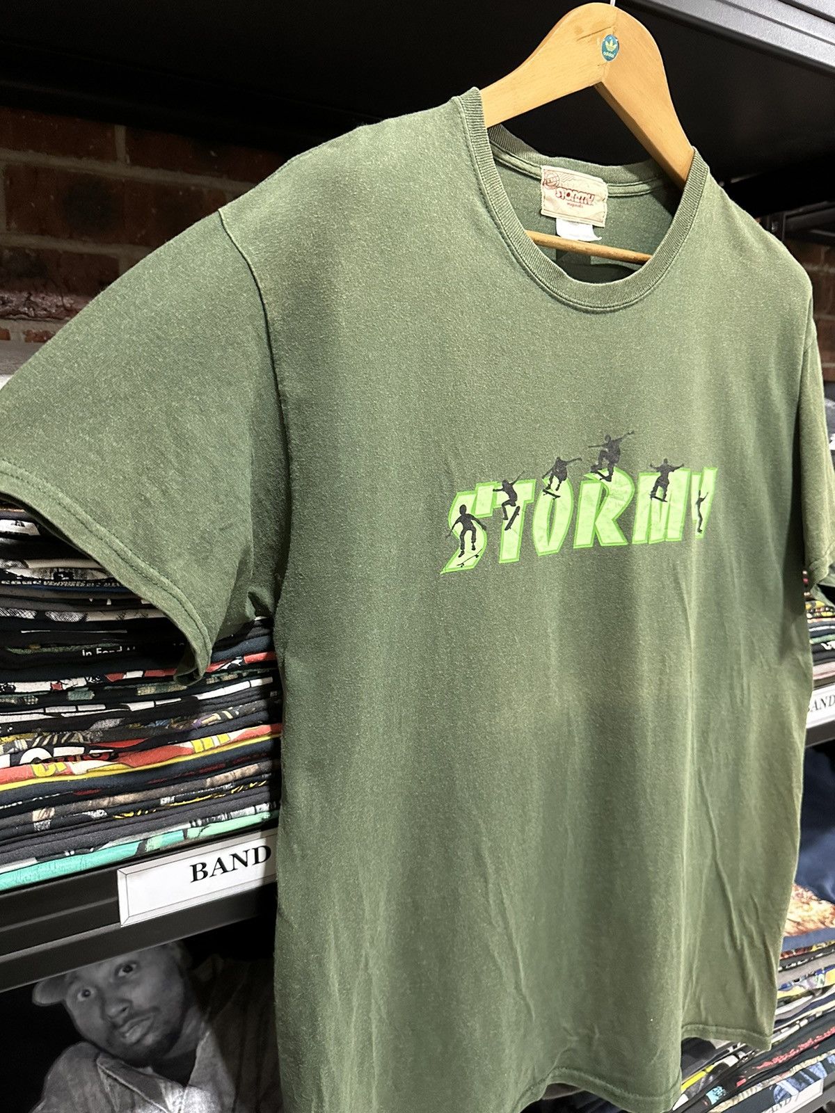 Girl Skateboards × Vintage Vintage Stormy Skateboard Sun Faded Tee Size US L / EU 52-54 / 3 - 3 Thumbnail