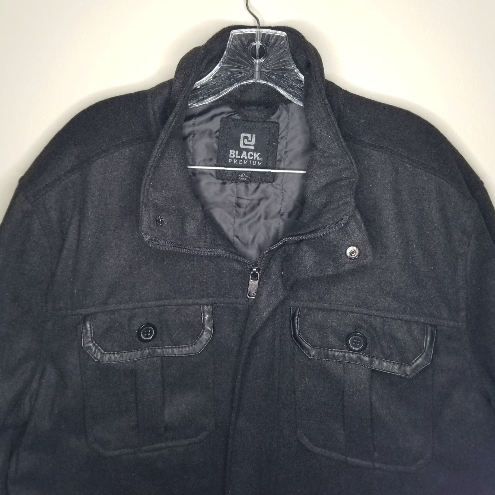 Vintage CJ Black Premium Jacket Long Sleeve Full Zip Mens XL Black Size US XL / EU 56 / 4 - 2 Thumbnail