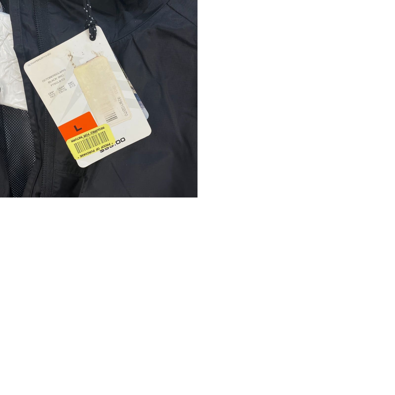 Vintage New Solaris Waterproof Breathable Rain Jacket Windbreaker Red Black Mens Large Size US L / EU 52-54 / 3 - 9 Thumbnail