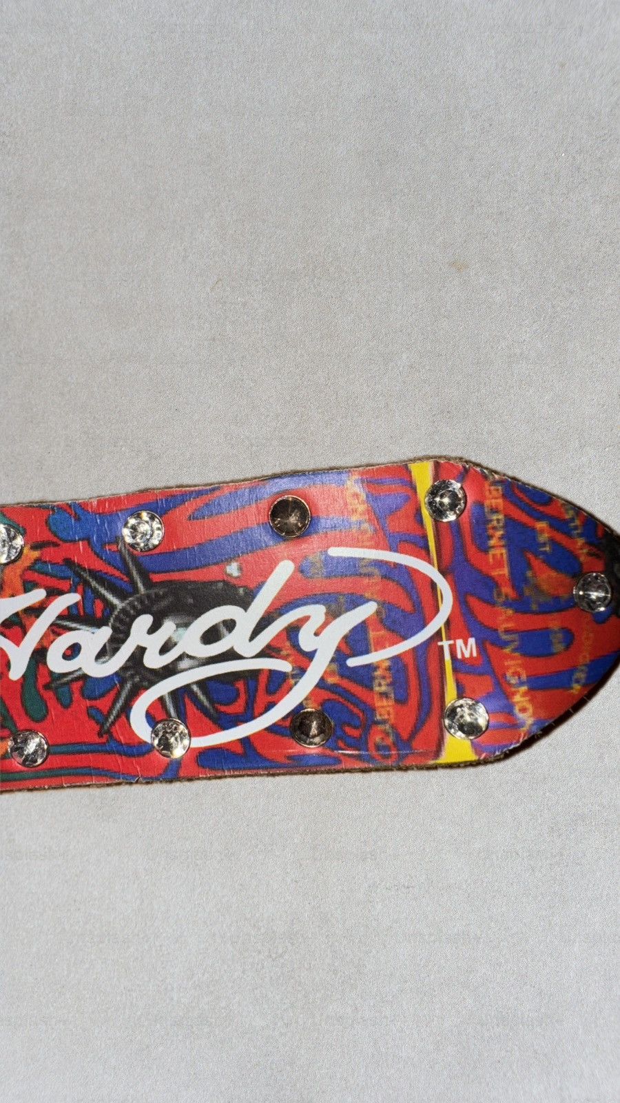 Christian Audigier × Ed Hardy Ed Hardy Belt Vintage Rhinestone Size ONE SIZE - 2 Thumbnail