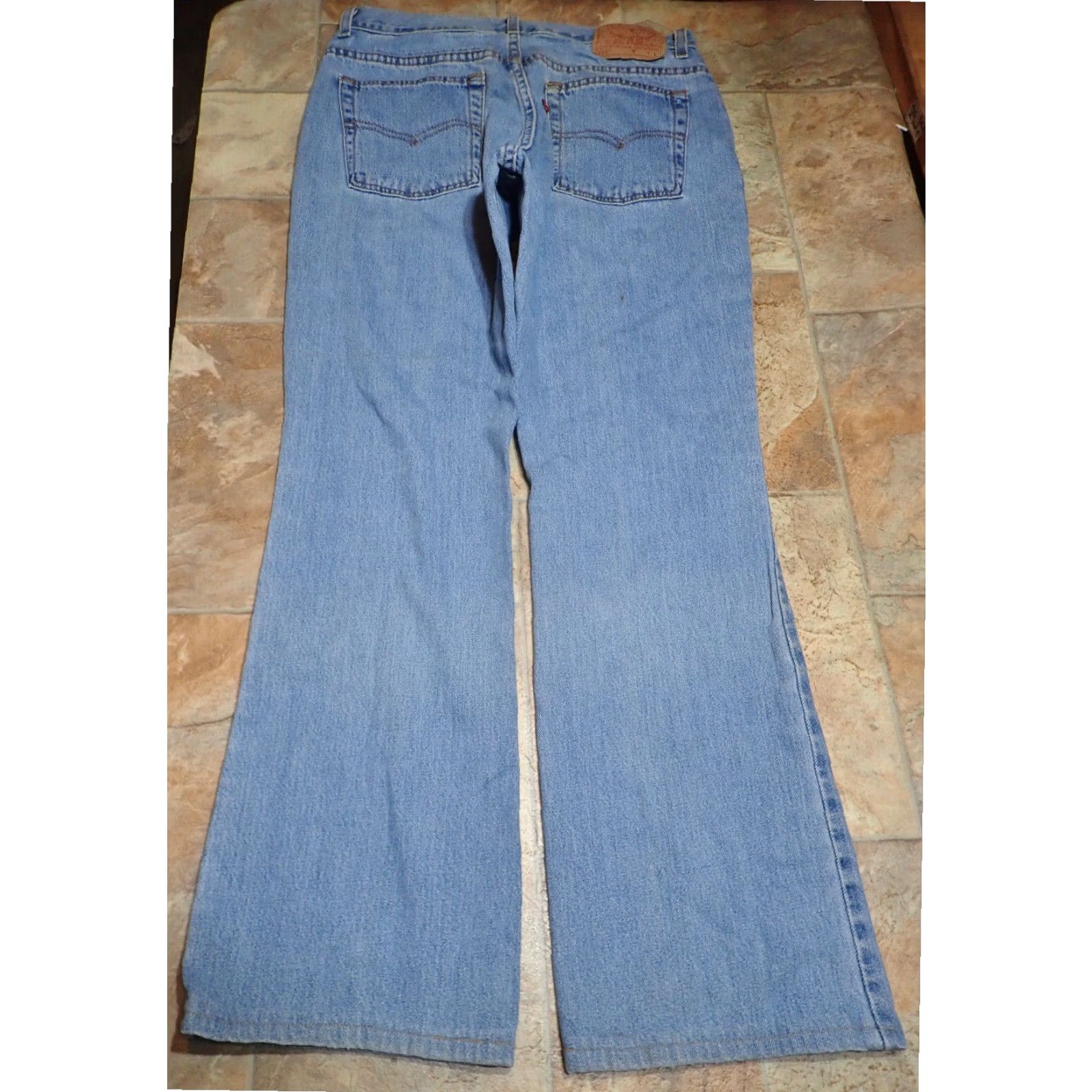 Levi's VINTAGE Levi's 515 Women's Low Rise Bootcut Jeans Blue Denim Size 12 L Size 34" / US 12 / IT 48 - 3 Thumbnail