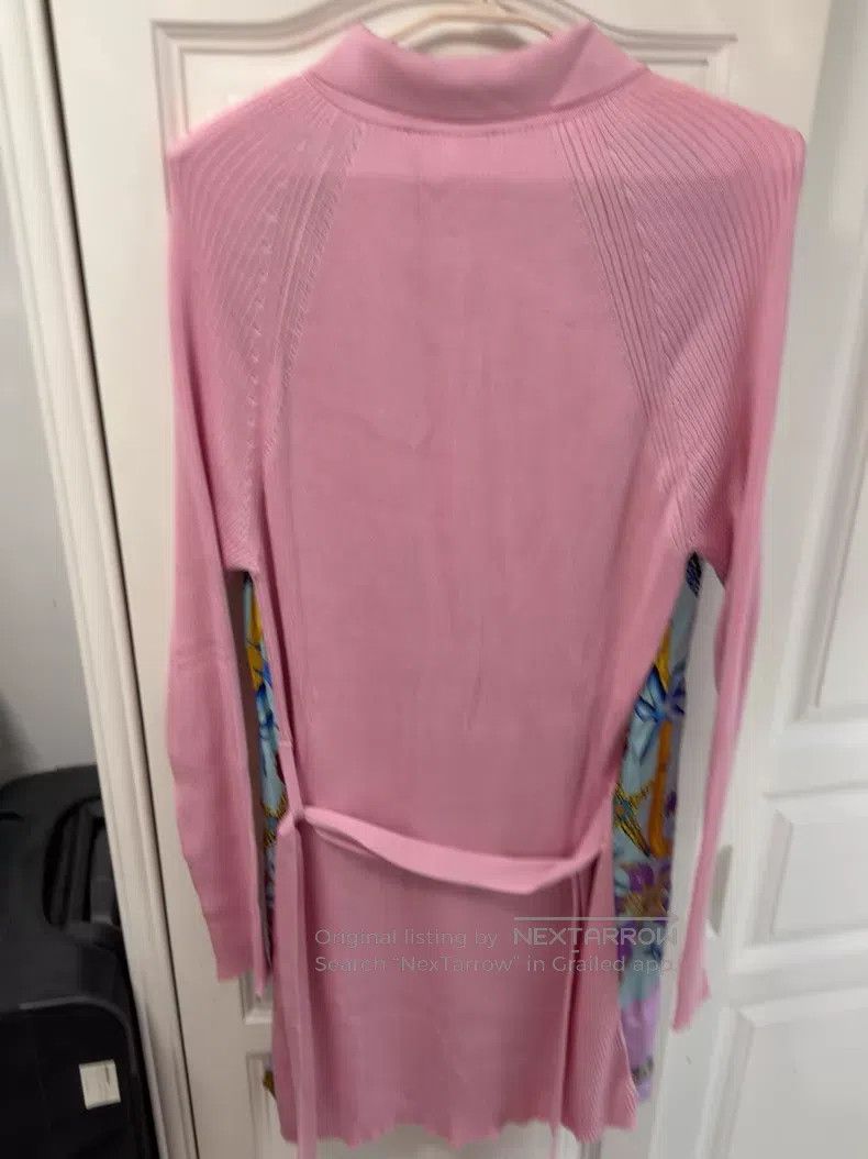 Versace Versace Ocean collection knitted panelled dress Size L / US 10 / IT 46 - 5 Thumbnail