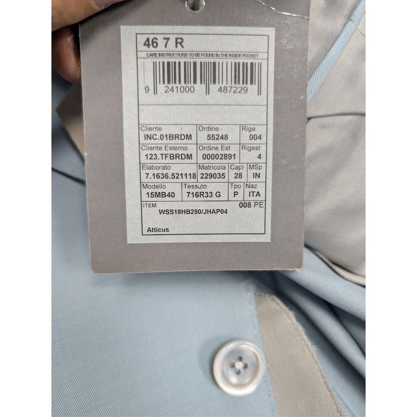 Tom Ford o1rshd1 Blazer Jacket in Light Blue Size US S / EU 44-46 / 1 - 20 Thumbnail