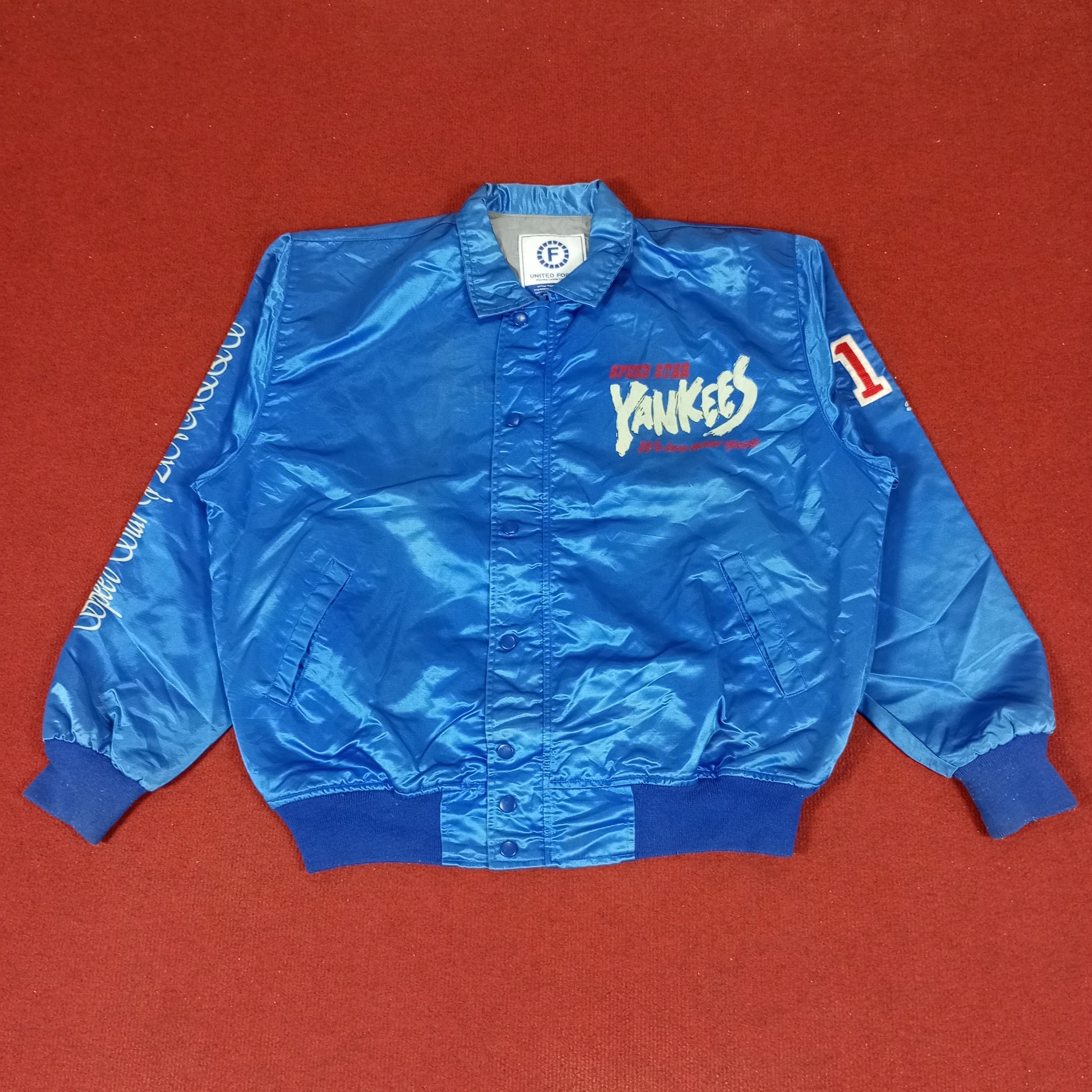 Vintage Yankees Jacket Street Racing Team Fukuoka Speed Star Size US XL / EU 56 / 4 - 3 Thumbnail