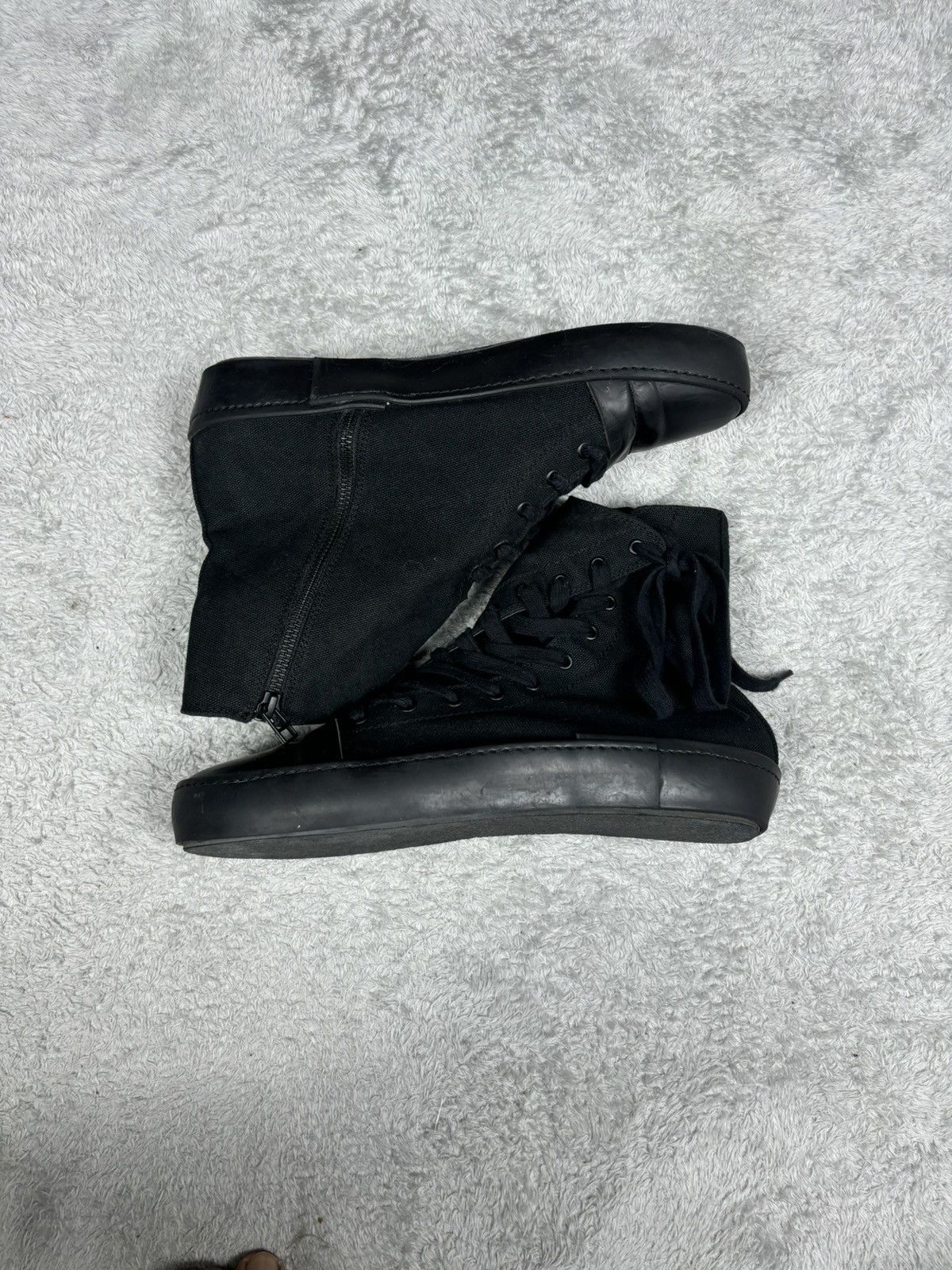 Yohji Yamamoto Yohji Yamamoto Pour Homme Highcut Sneakers Size US 8.5 / EU 41-42 - 3 Thumbnail