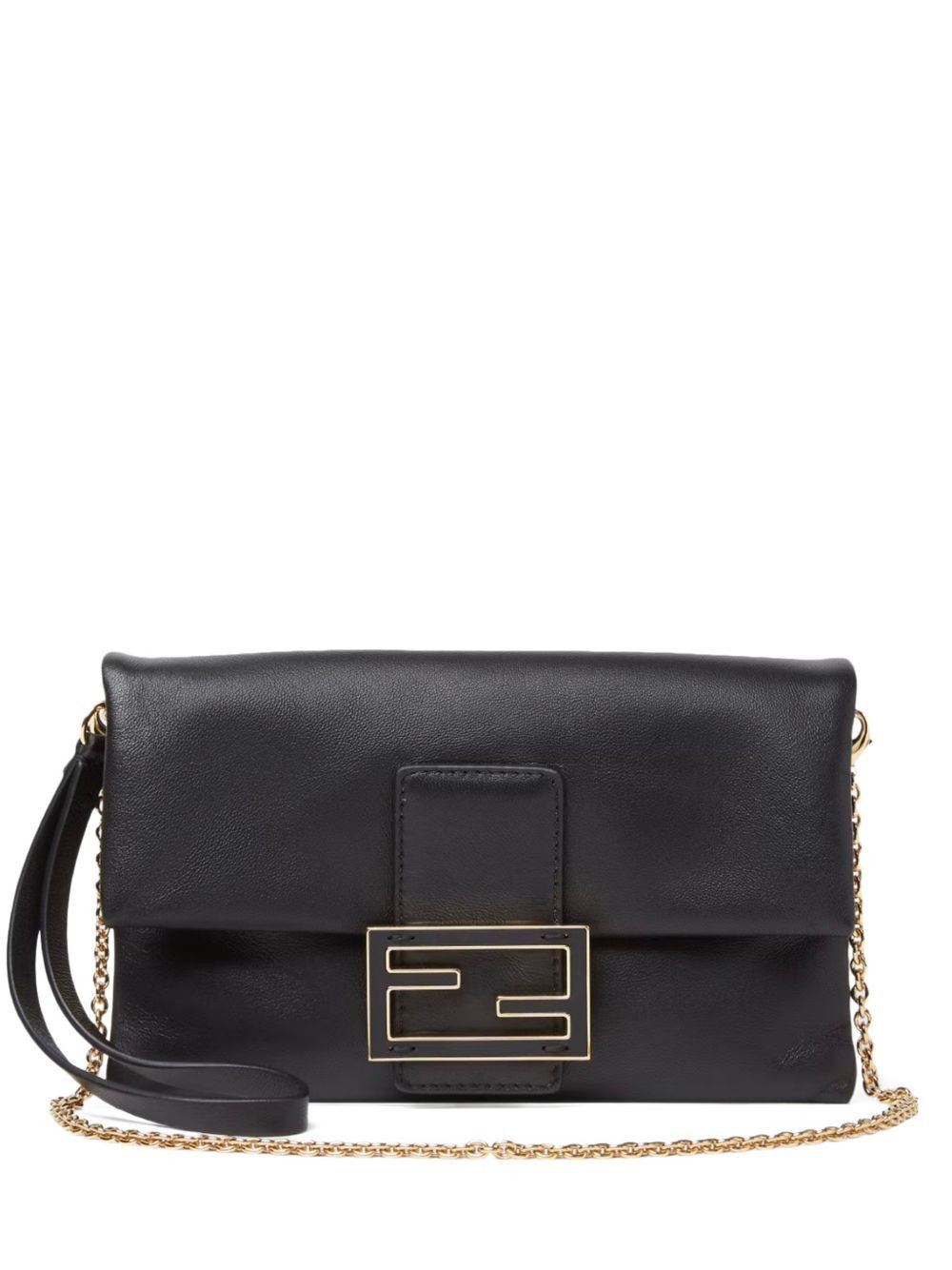 Fendi MAMMA BAGUETTE LEATHER POUCH Size ONE SIZE - 1 Thumbnail