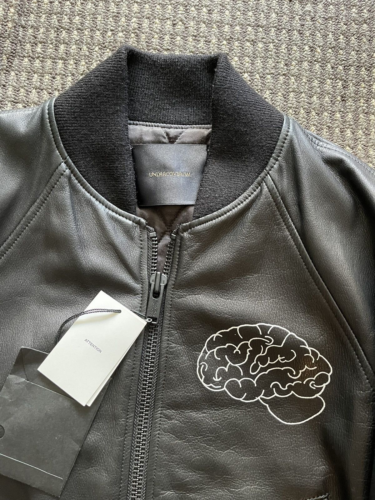 Undercover 14AW Cold Blood MA-1 Leather Jacket Size US M / EU 48-50 / 2 - 3 Thumbnail