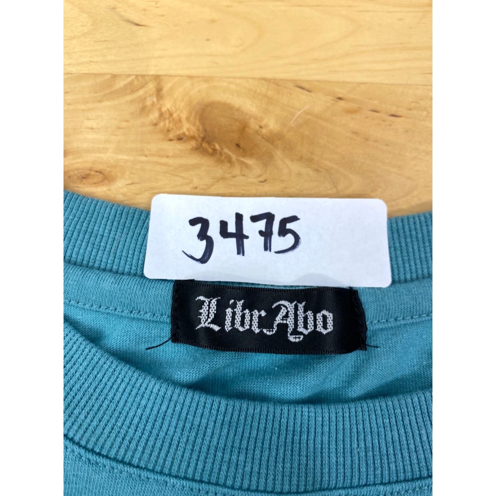 Vintage Librado T-Shirt Aqua Teal Good Vibes Only Starlight Notice Me Logo 3475 L Men Short Sleeve Regular Size US L / EU 52-54 / 3 - 3 Thumbnail
