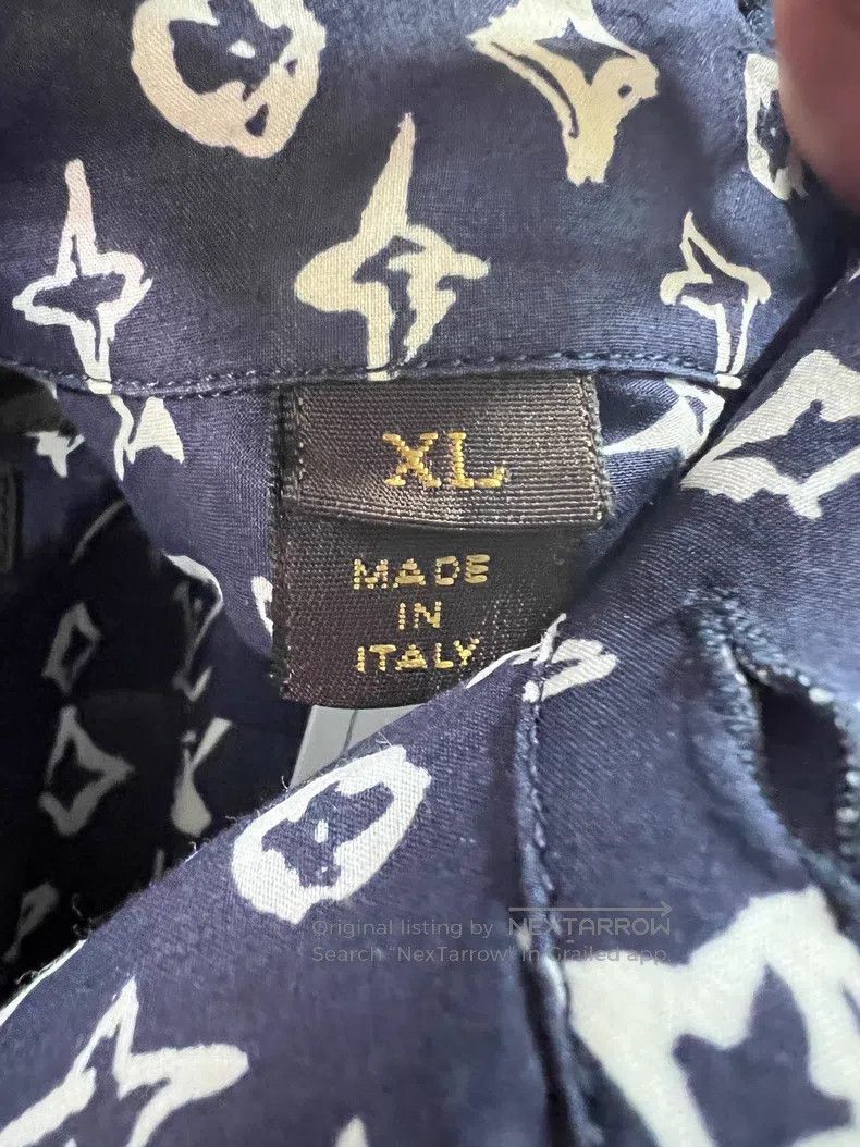 Louis Vuitton Louis Vuitton Full Print Long Sleeve Shirt Size US XL / EU 56 / 4 - 4 Thumbnail